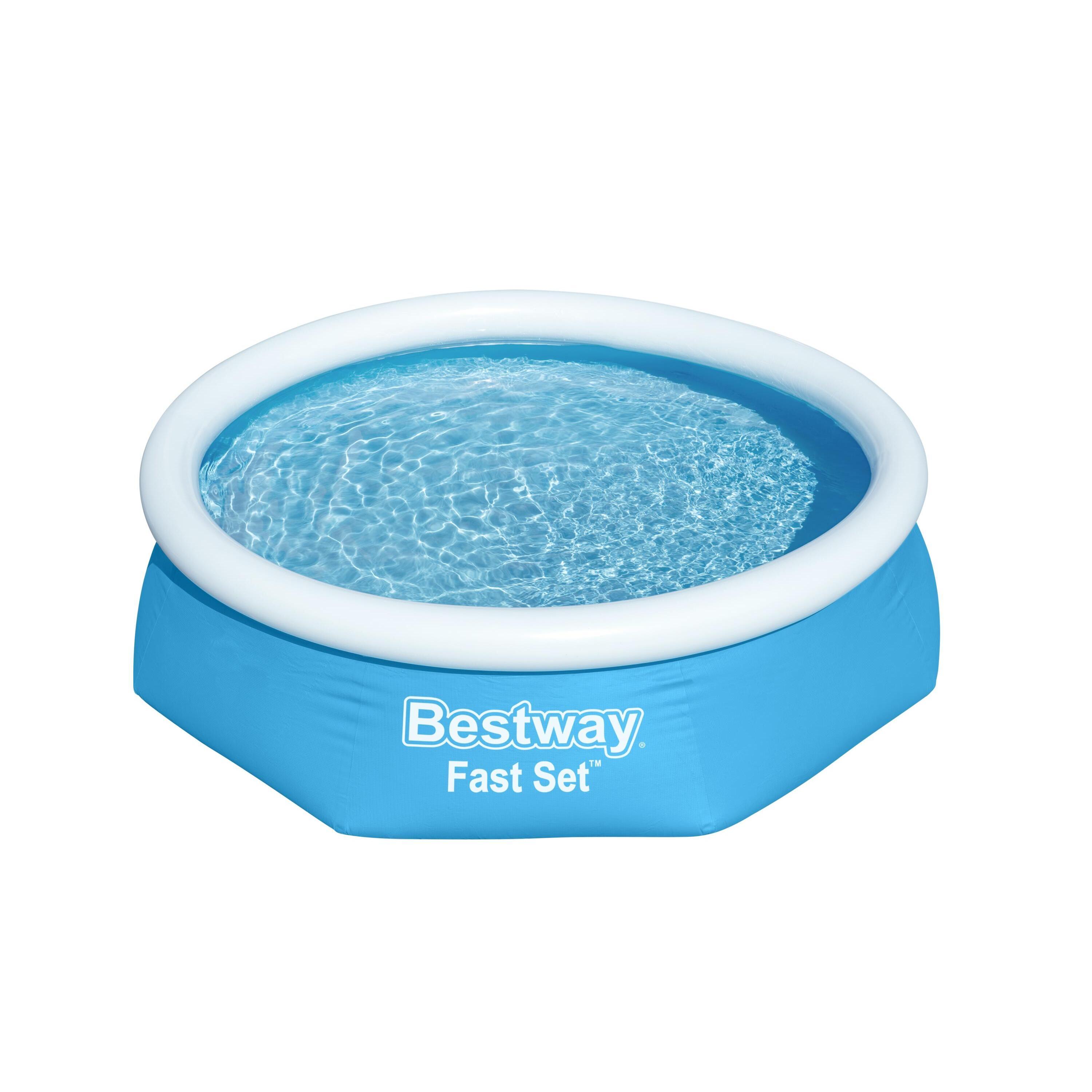 Voir la diapositive 2 : BESTWAY Piscine autoportante rde fast steel244x61cm