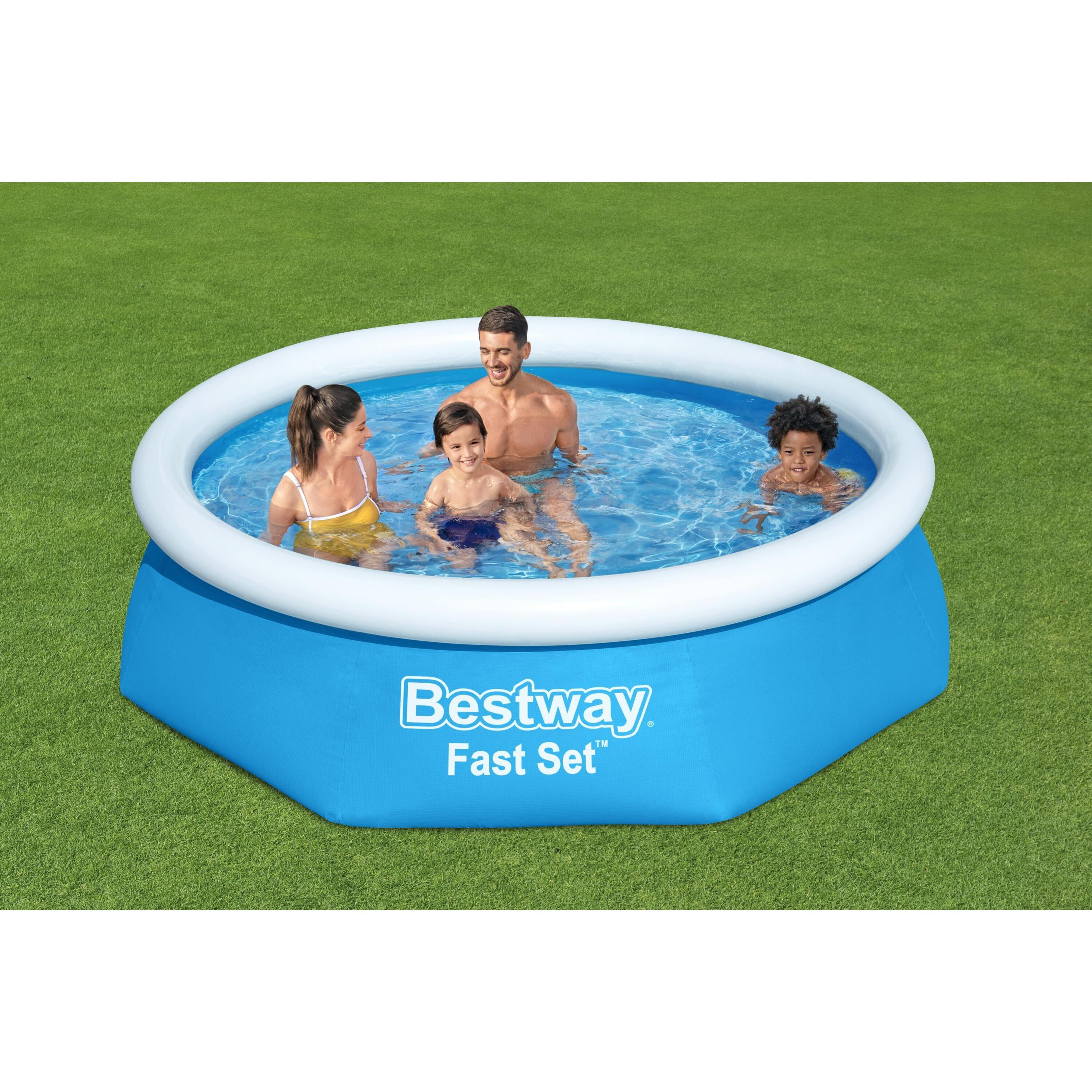 Voir la diapositive 3 : BESTWAY Piscine autoportante rde fast steel244x61cm