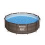 Voir la diapositive 2 : BESTWAY Piscine tubulaire Bestway ronde Ø 3,66 x 1,00 m Steel Pro Max - Rotin