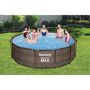 Voir la diapositive 3 : BESTWAY Piscine tubulaire Bestway ronde Ø 3,66 x 1,00 m Steel Pro Max - Rotin