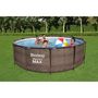Voir la diapositive 4 : BESTWAY Piscine tubulaire Bestway ronde Ø 3,66 x 1,00 m Steel Pro Max - Rotin