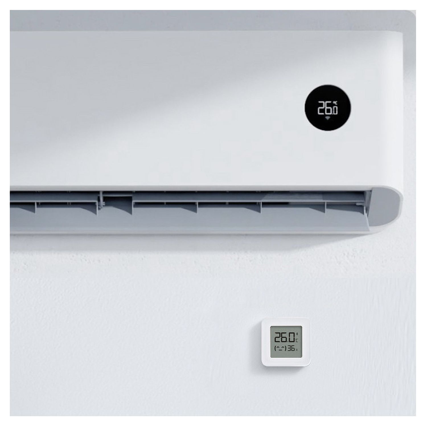 Voir la diapositive 3 : XIAOMI Mi Capteur de température et taux d'humidité - Blanc