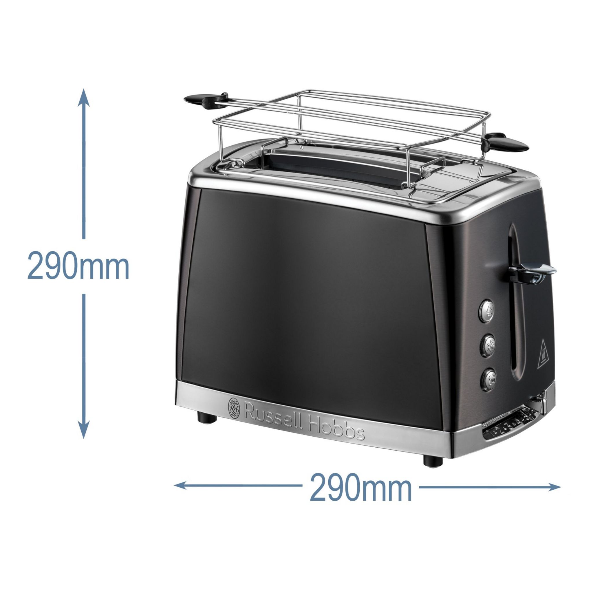 Voir la diapositive 2 : RUSSELL HOBBS Grille pain 26150-56 - Noir
