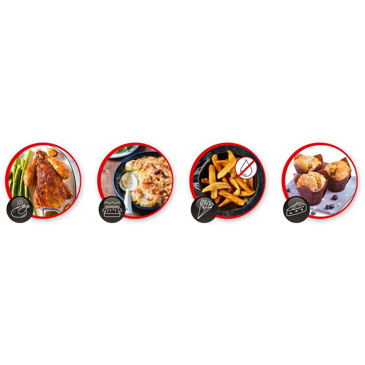 MOULINEX Couvercle Cookeo Extra Crisp YY4835 - Noir