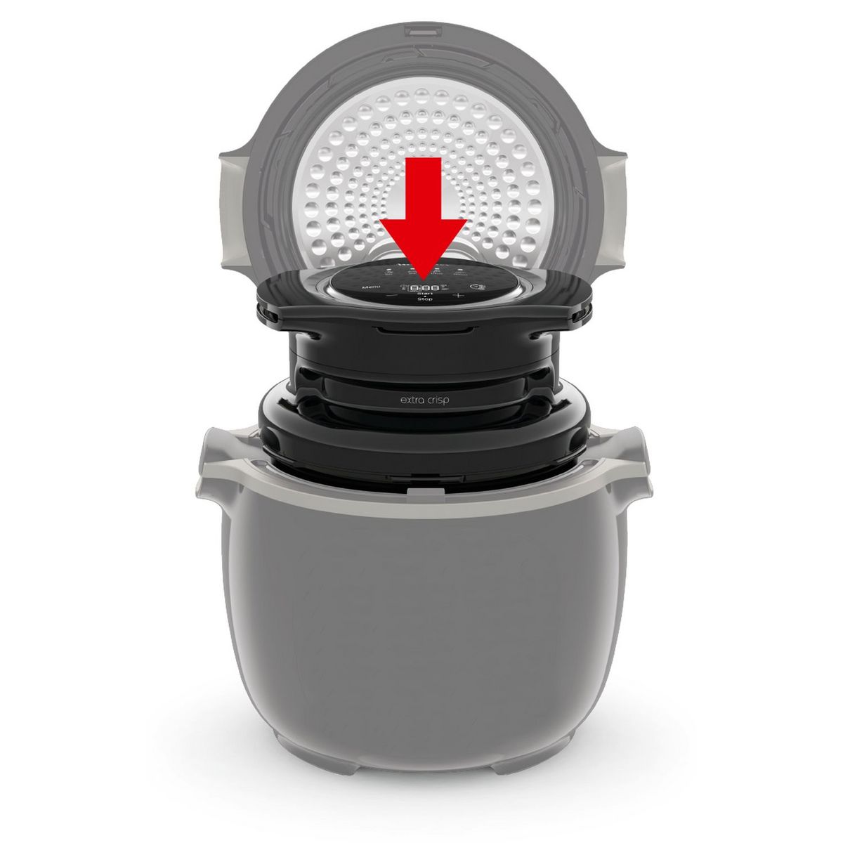 MOULINEX Couvercle Cookeo Extra Crisp YY4835 - Noir