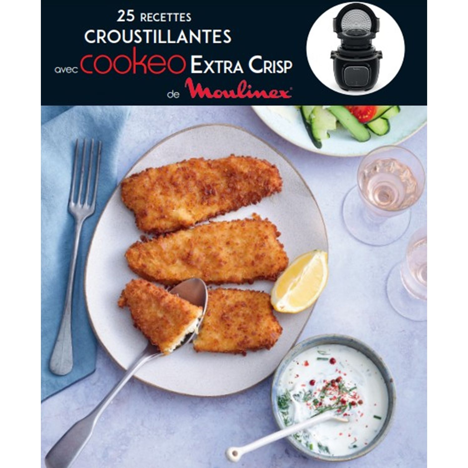 Voir la diapositive 7 : MOULINEX Couvercle Cookeo Extra Crisp YY4835 - Noir