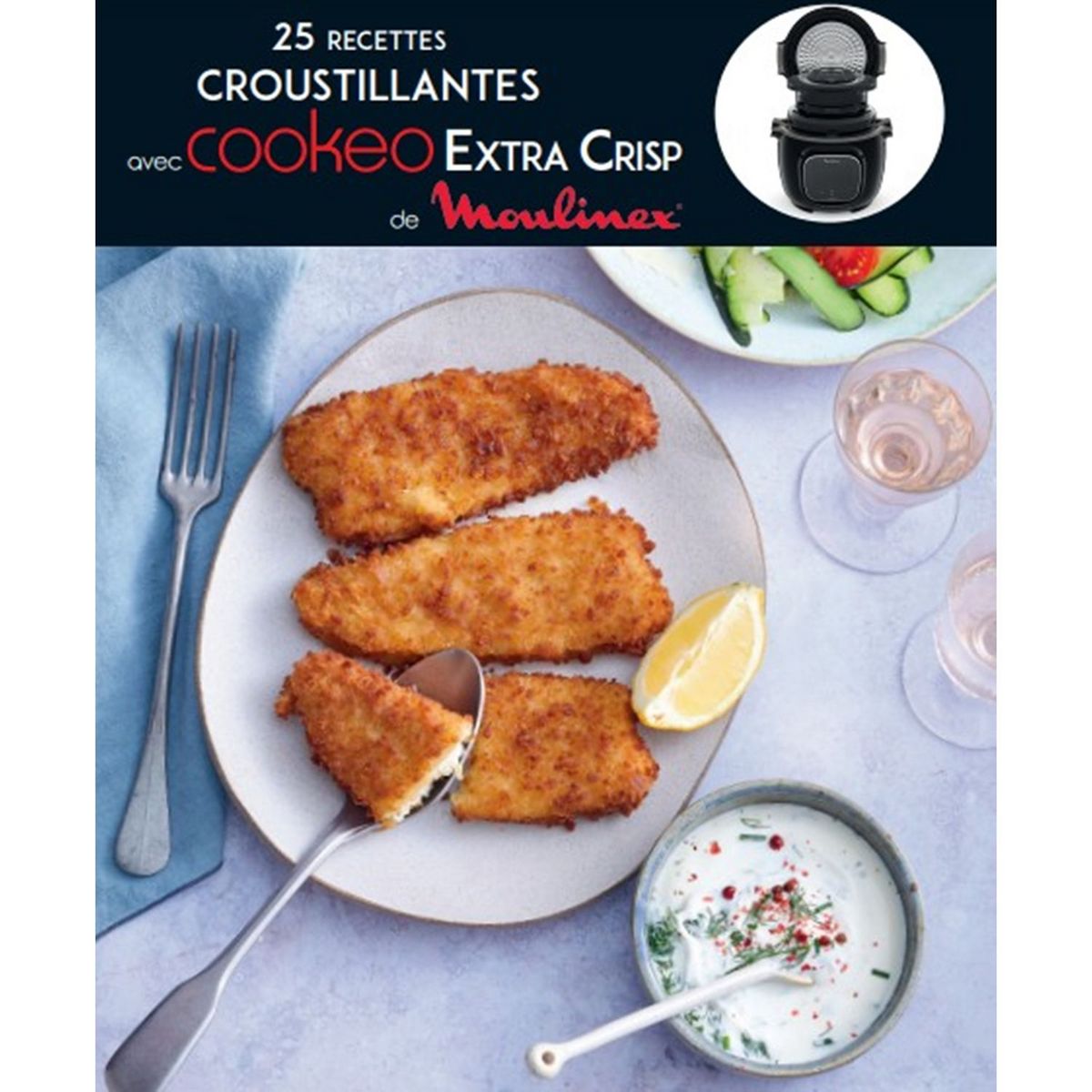 MOULINEX Couvercle Cookeo Extra Crisp YY4835 - Noir