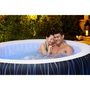 Voir la diapositive 17 : BESTWAY Spa gonflable rond 4-6 personnes 196x66cm HOLLYWOOD