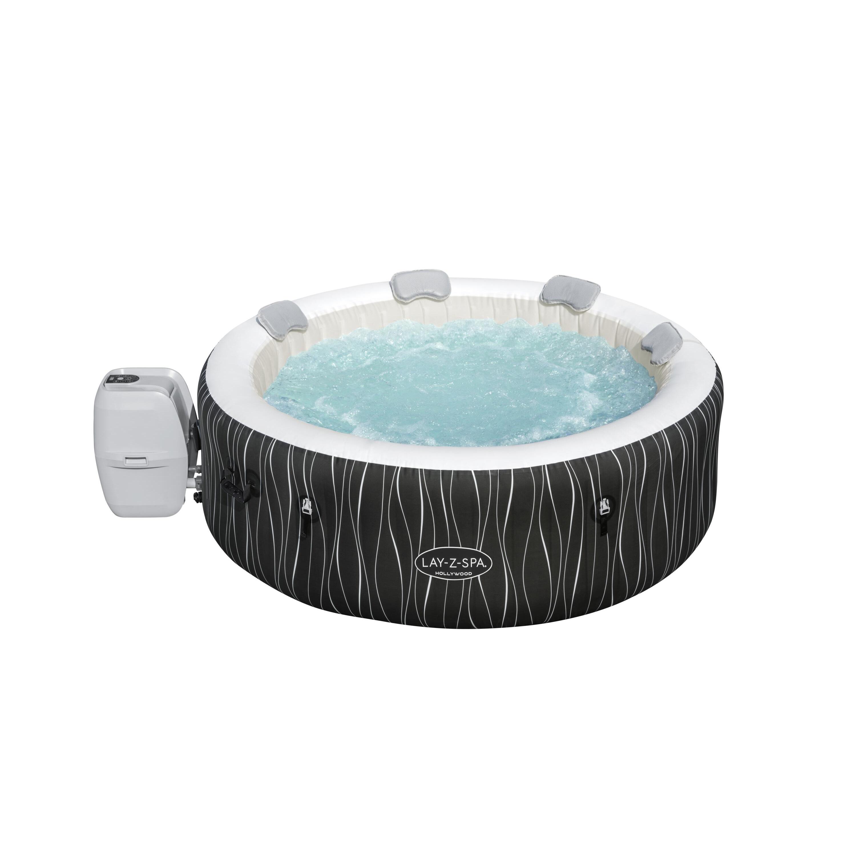 Voir la diapositive 4 : BESTWAY Spa gonflable rond 4-6 personnes 196x66cm HOLLYWOOD