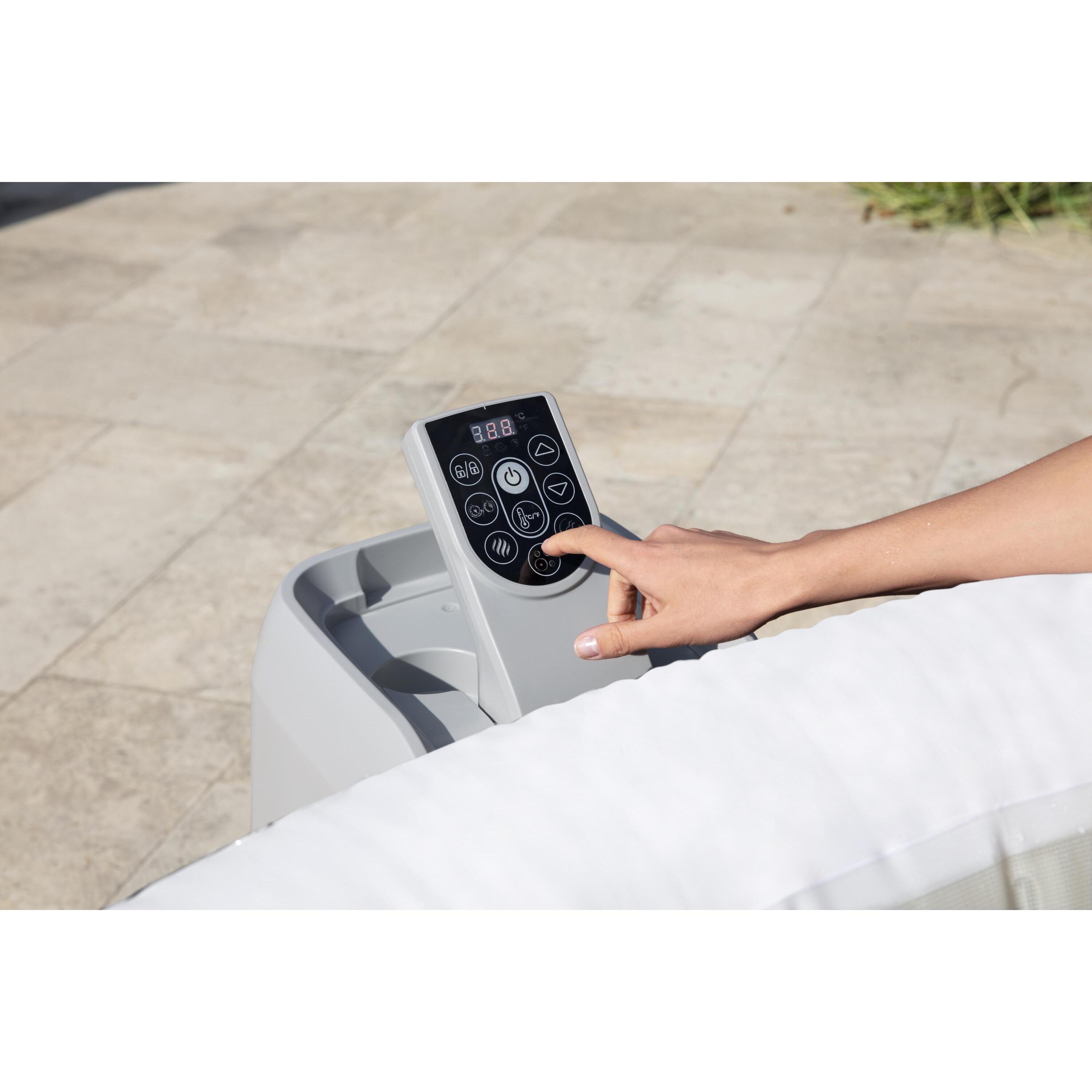 Voir la diapositive 8 : BESTWAY Spa gonflable rond 4-6 personnes 196x66cm HOLLYWOOD