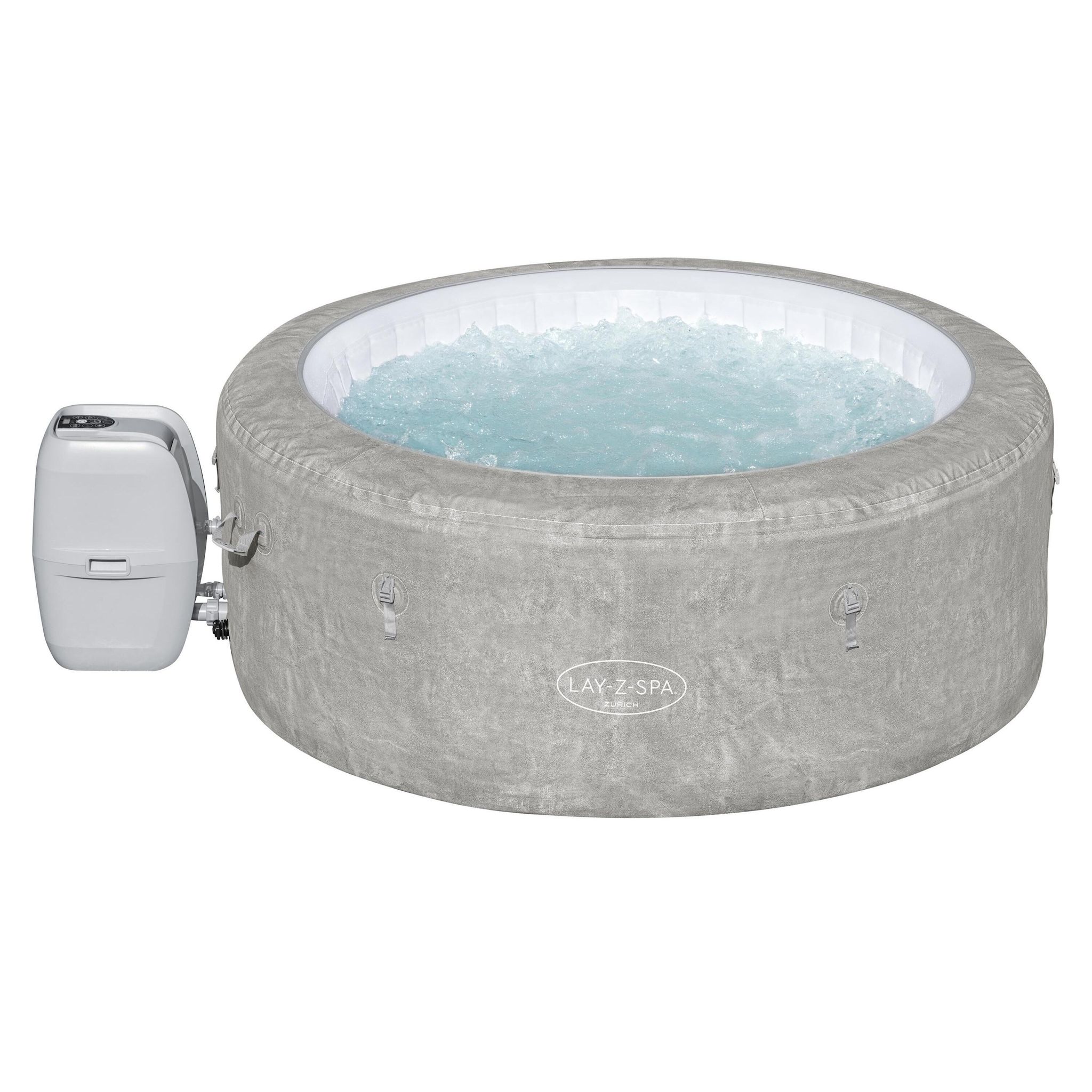 Voir la diapositive 2 : BESTWAY Spa gonflable rond Lay-Z-Spa Zurich 180 x 66 cm - 2/4 personnes