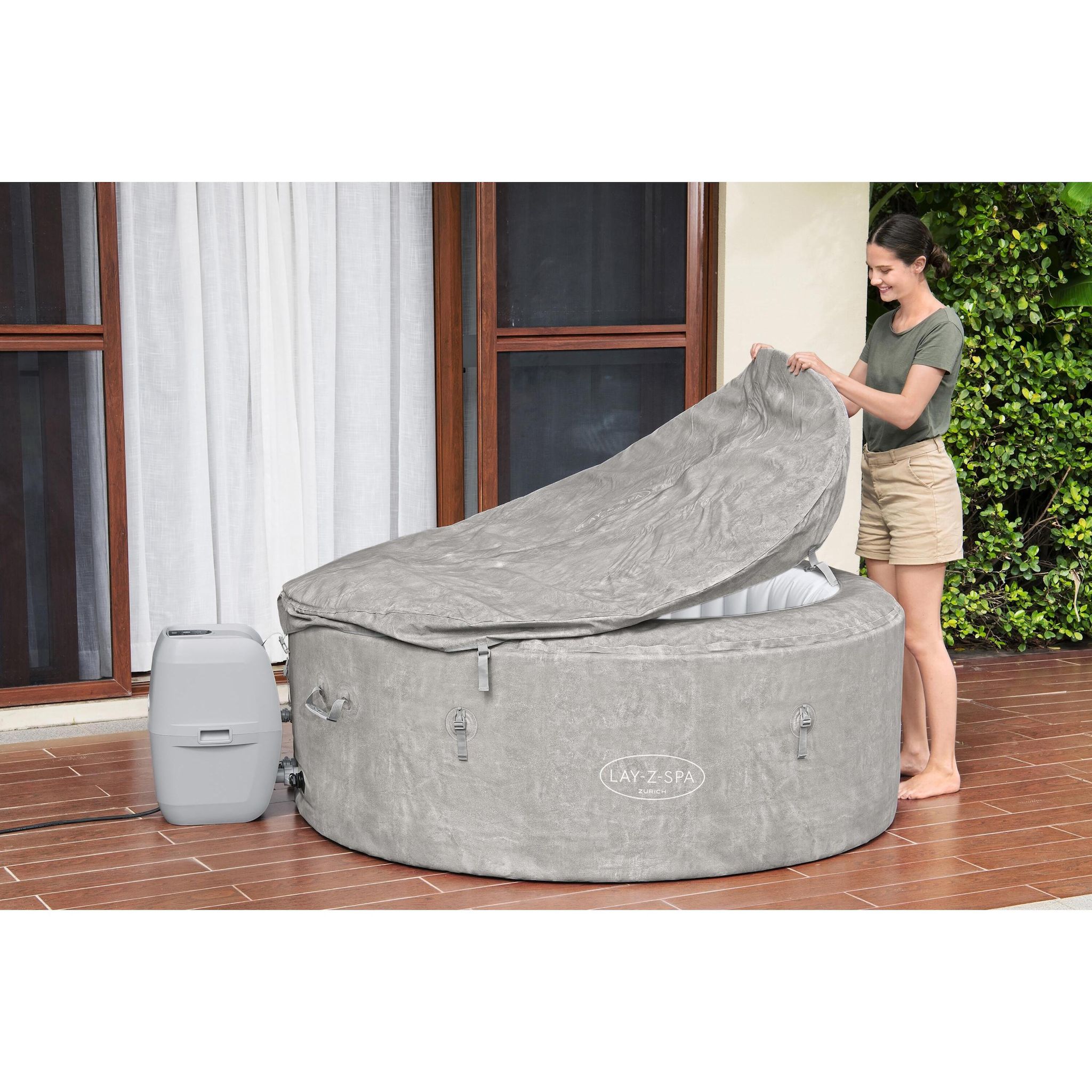 Voir la diapositive 13 : BESTWAY Spa gonflable rond Lay-Z-Spa Zurich 180 x 66 cm - 2/4 personnes
