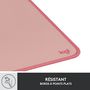 Voir la diapositive 6 : LOGITECH Tapis de souris BUREAU - Rose