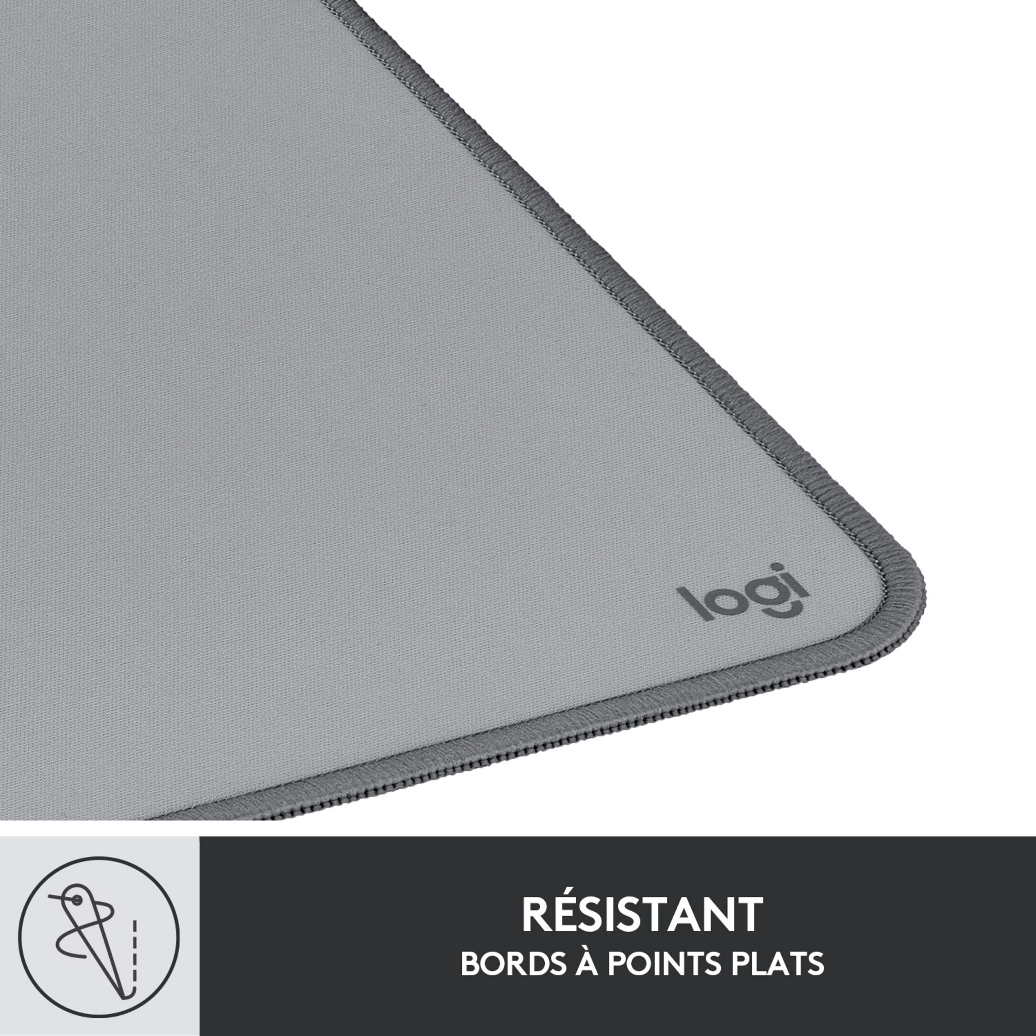 Voir la diapositive 6 : LOGITECH Tapis de souris BUREAU - Gris