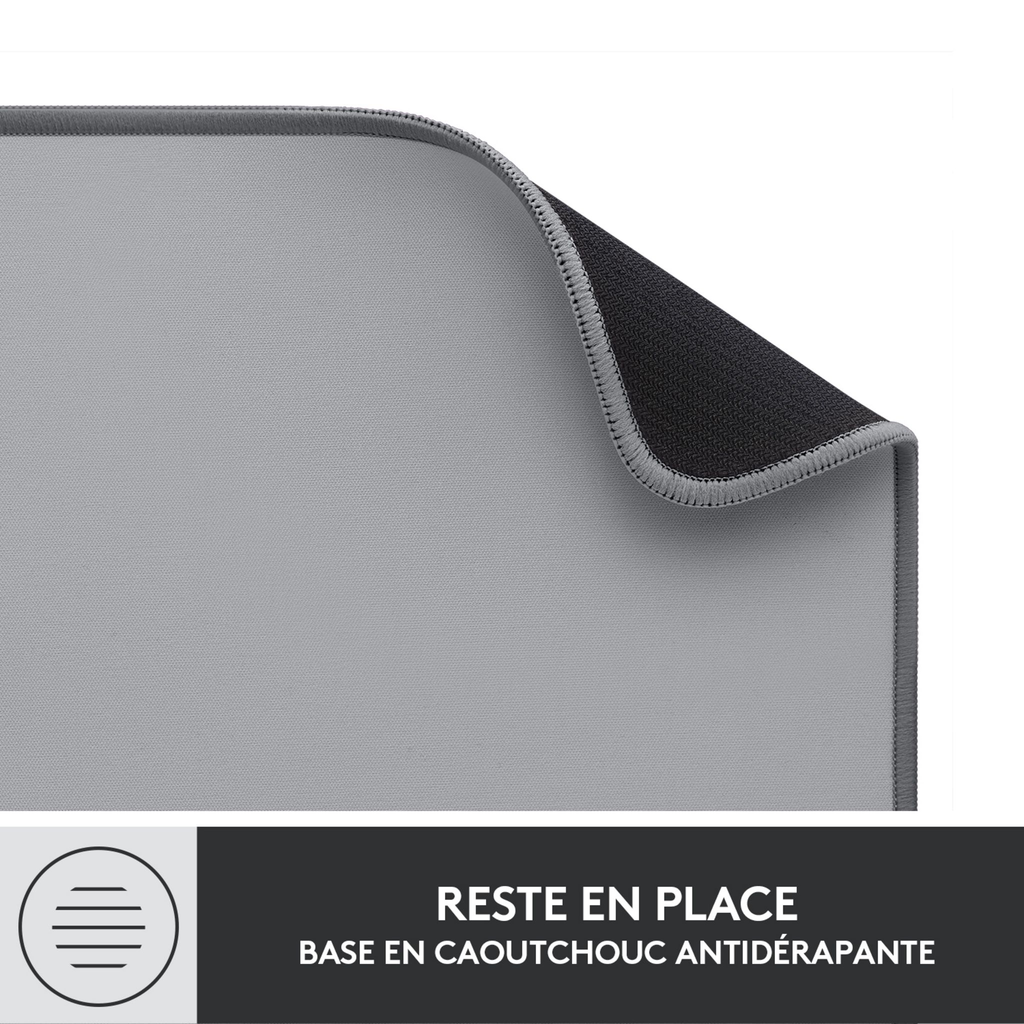 Voir la diapositive 7 : LOGITECH Tapis de souris BUREAU - Gris