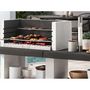 Voir la diapositive 5 : EASY GARDEN BY PALAZZETTI Barbecue fixe charbon avec plan de travail - En pierre - MENTON