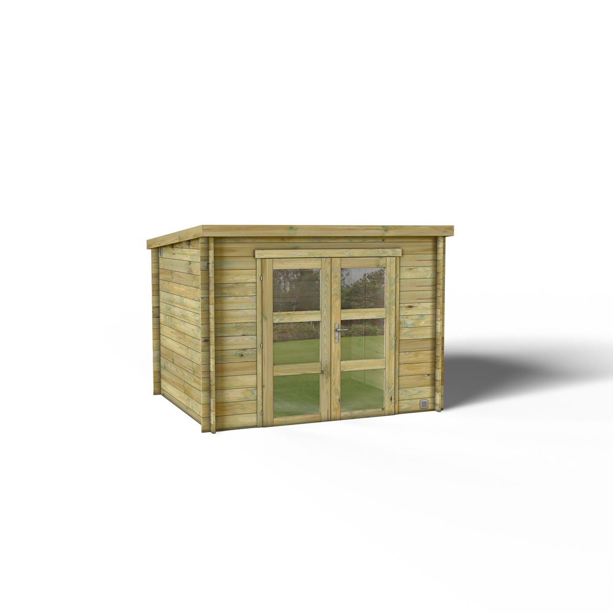 FOREST STYLE Abri de jardin bois - 6,2m² - NICIA MODERN