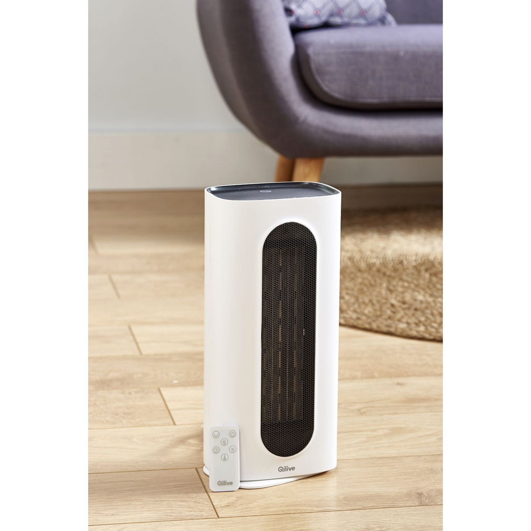 Voir la diapositive 1 : QILIVE Chauffage soufflant Q.6116 - Blanc