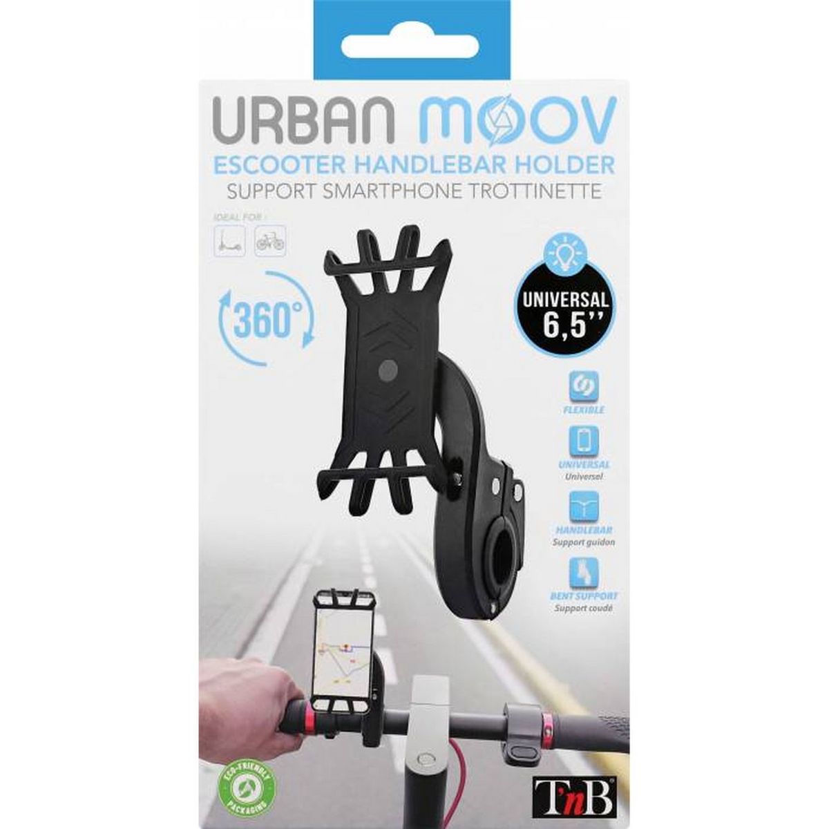 URBAN MOOV Trotti Support Téléphone portable - Noir