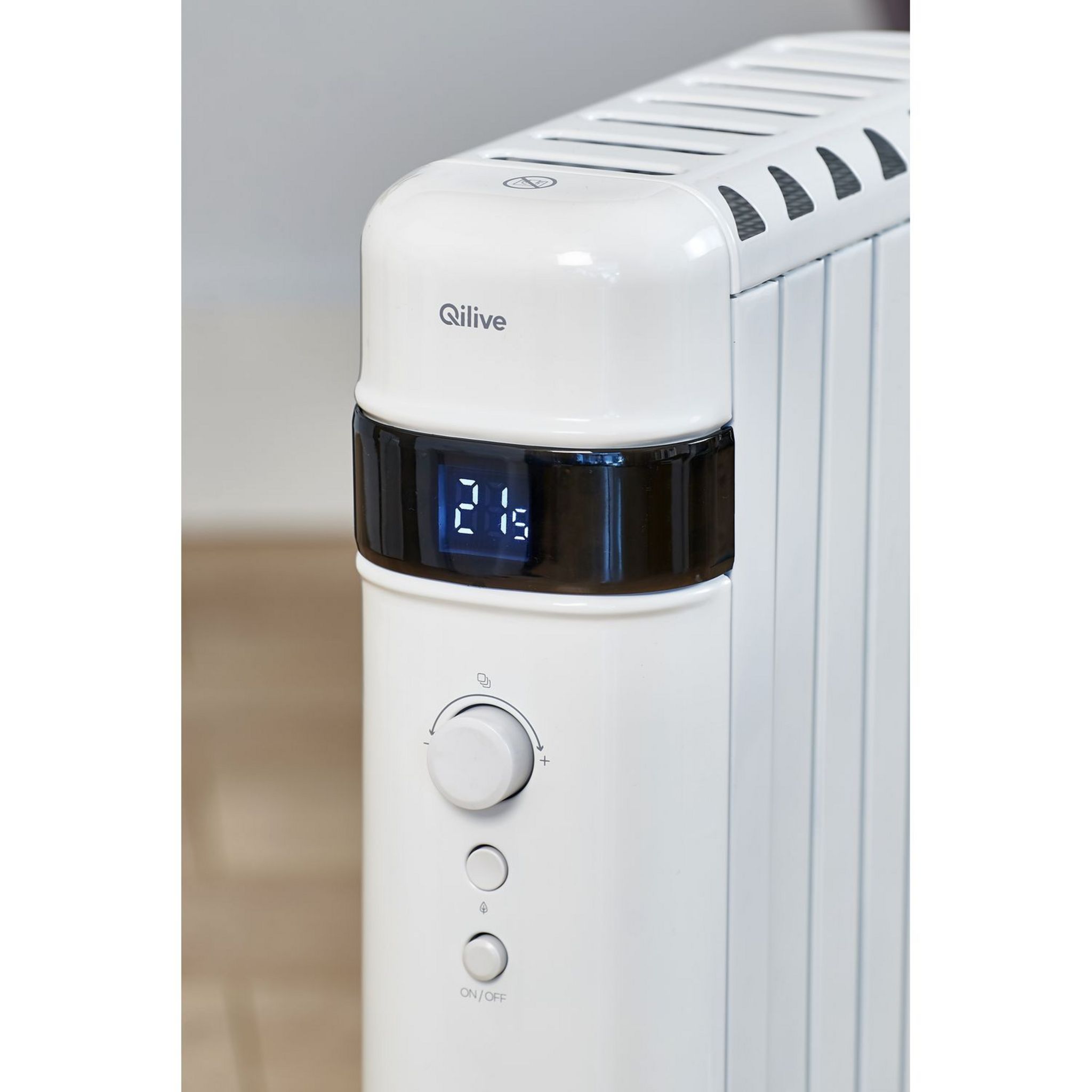 Voir la diapositive 4 : QILIVE Chauffage électrique Q.6117 - Blanc