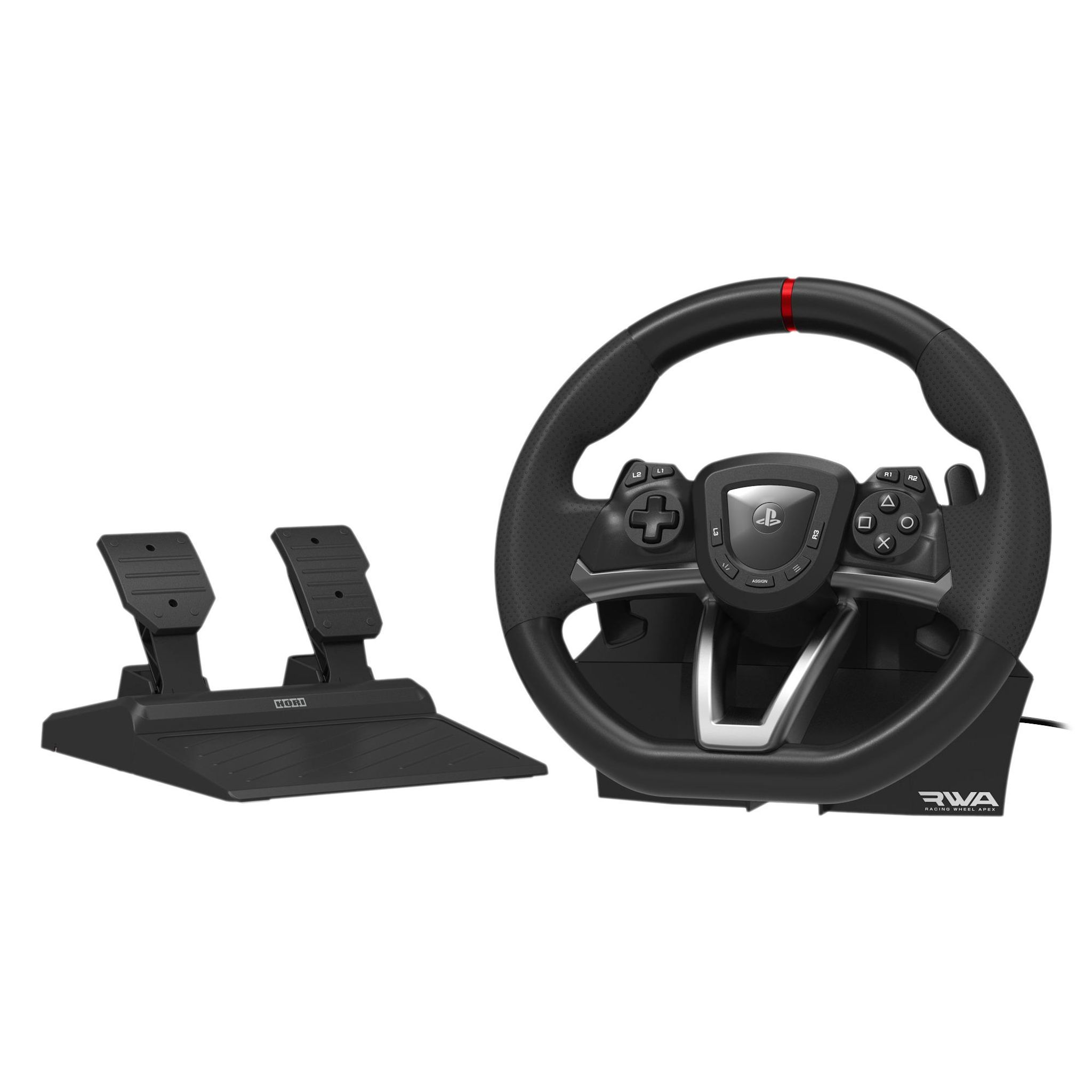 HORI Volant de course noir pour PS5 et PC Apex