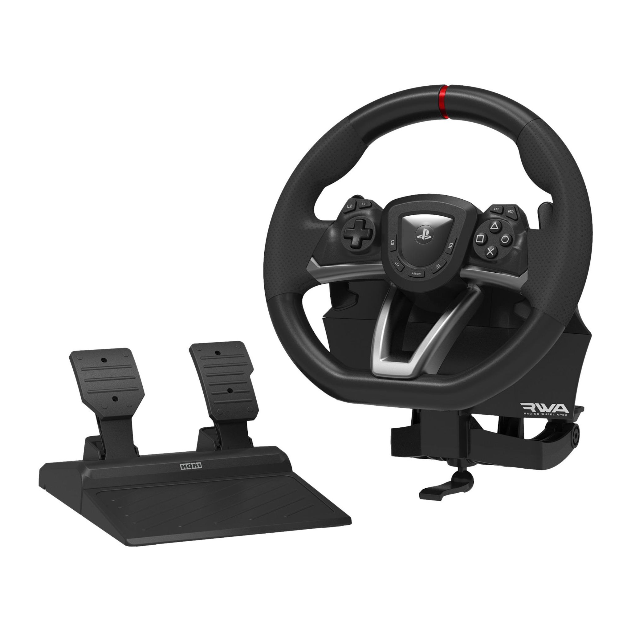 Voir la diapositive 13 : HORI Volant de course noir pour PS5 et PC Apex