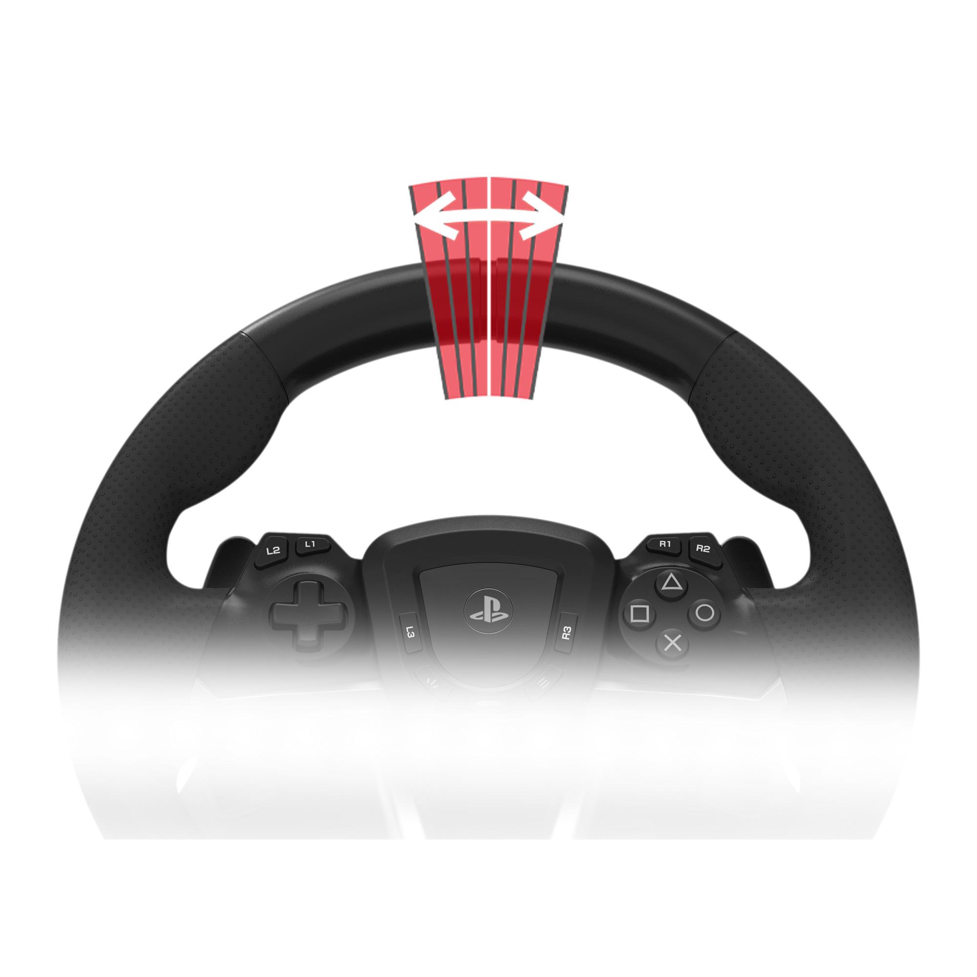 Voir la diapositive 6 : HORI Volant de course noir pour PS5 et PC Apex