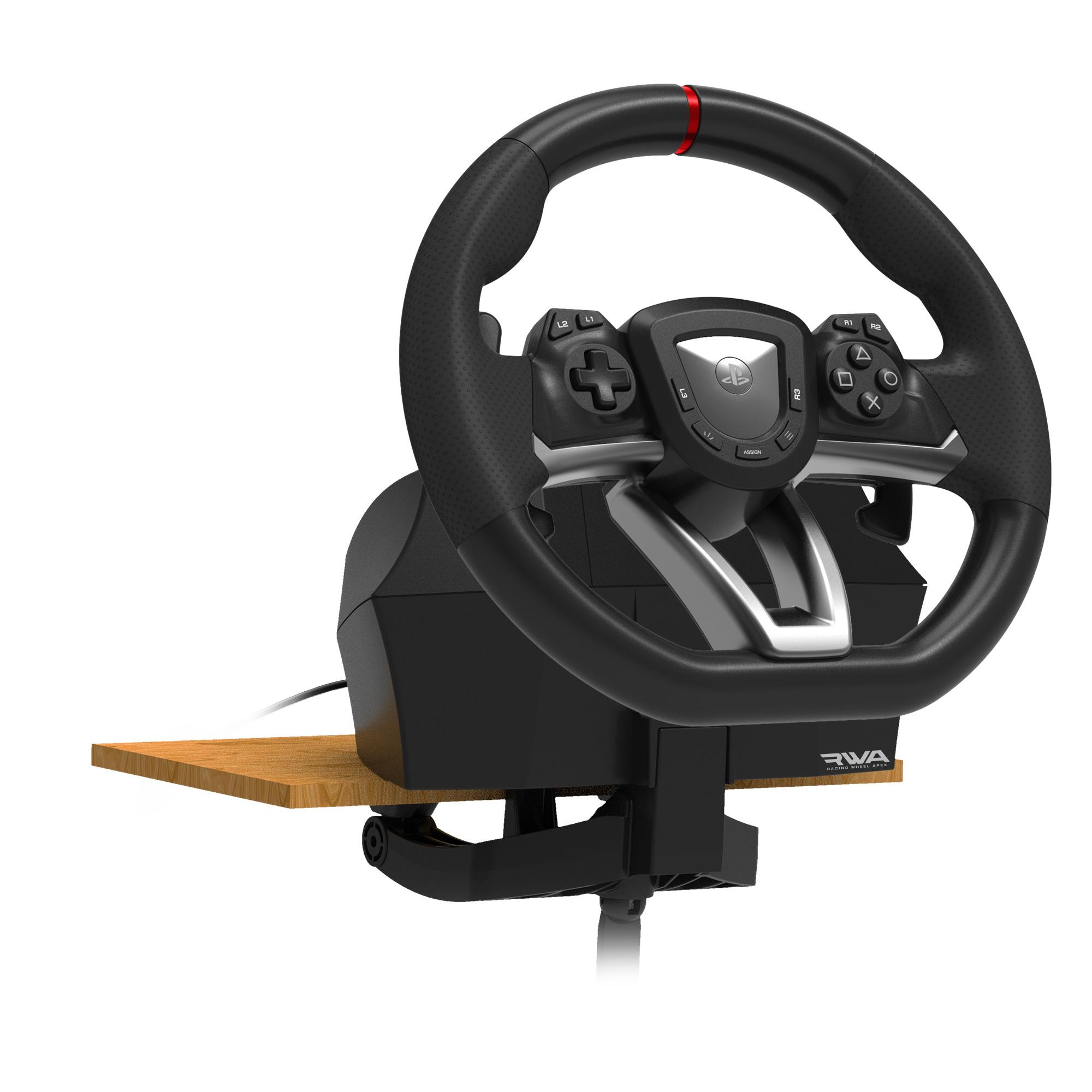 Voir la diapositive 9 : HORI Volant de course noir pour PS5 et PC Apex