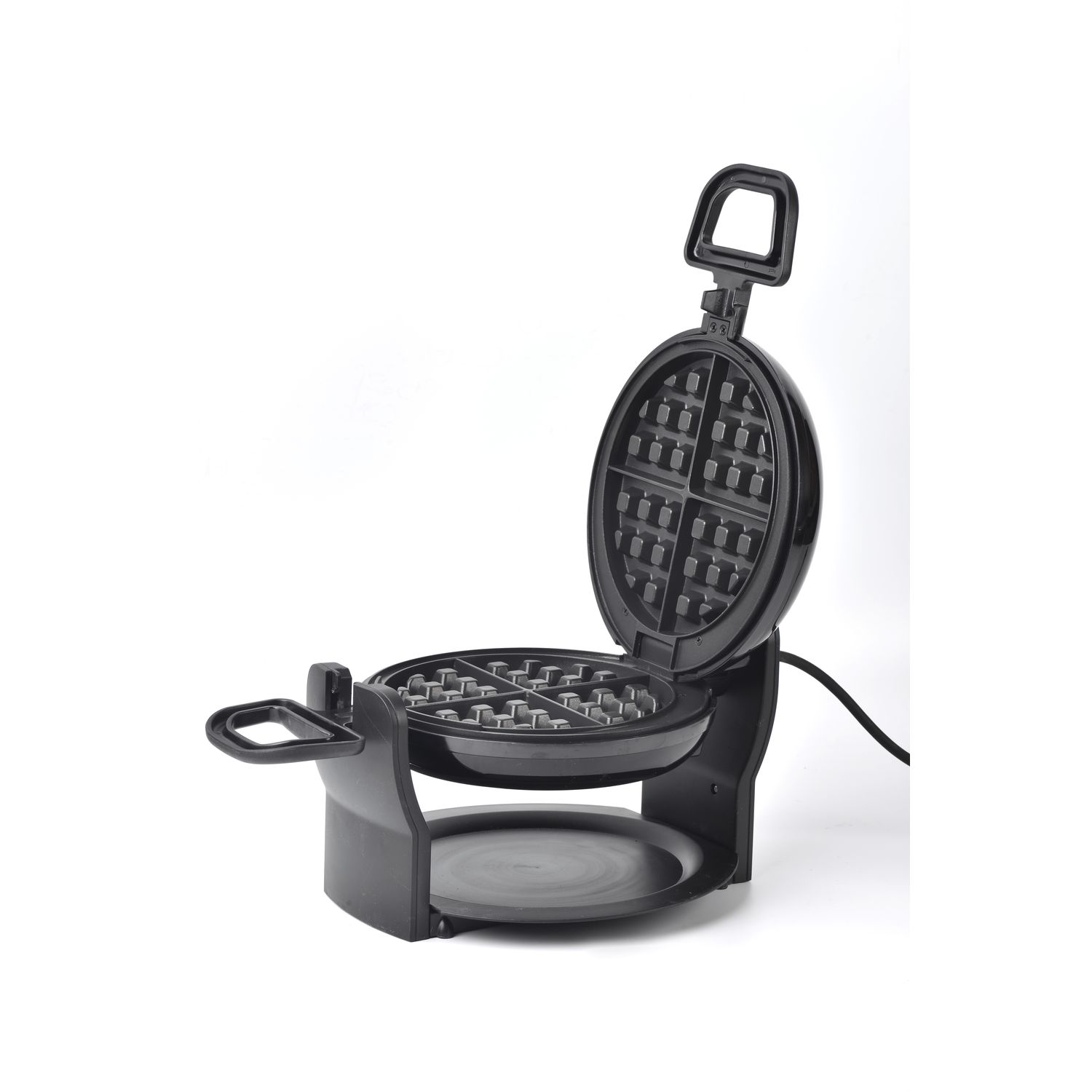 Voir la diapositive 3 : QILIVE Gaufrier rond rotatif Q.5405 - Noir