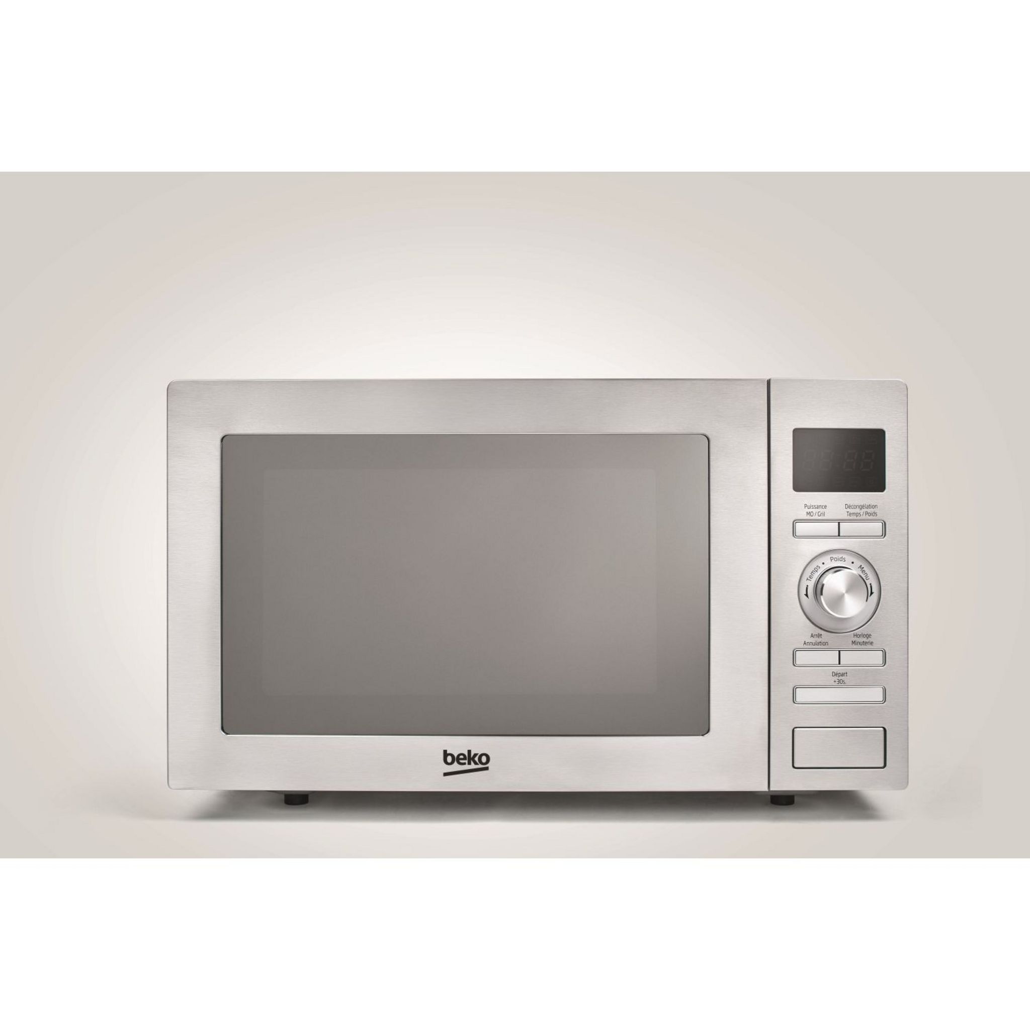 Voir la diapositive 2 : BEKO Micro-ondes grill MGF28310X - 900 W - Capacité 29 L - Gris