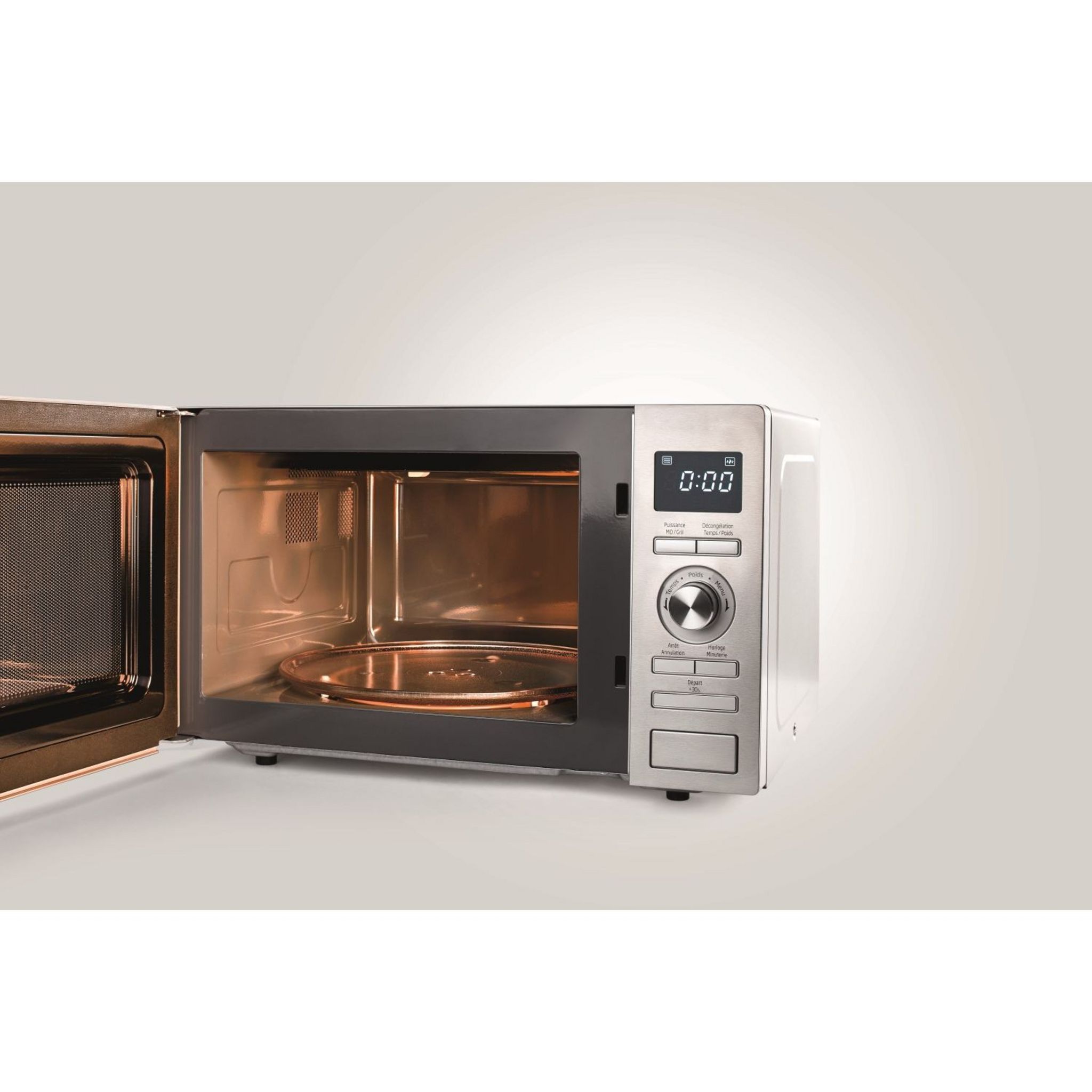 Voir la diapositive 3 : BEKO Micro-ondes grill MGF28310X - 900 W - Capacité 29 L - Gris