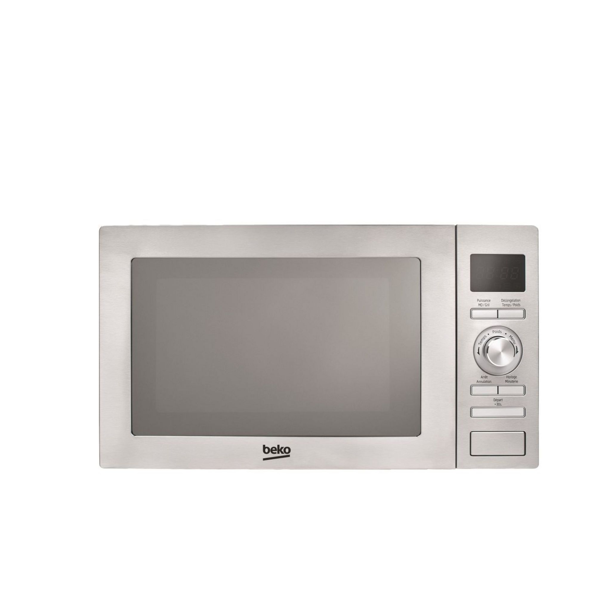 Voir la diapositive 4 : BEKO Micro-ondes grill MGF28310X - 900 W - Capacité 29 L - Gris
