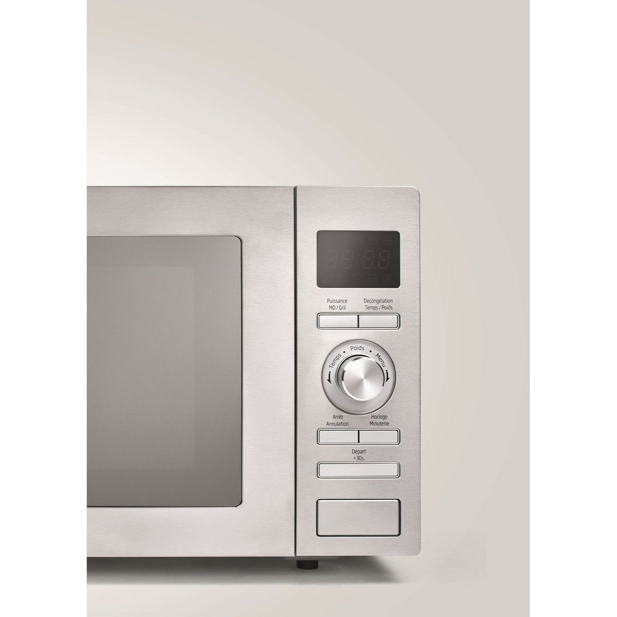 BEKO Micro-ondes grill MGF28310X - 900 W - Capacité 29 L - Gris