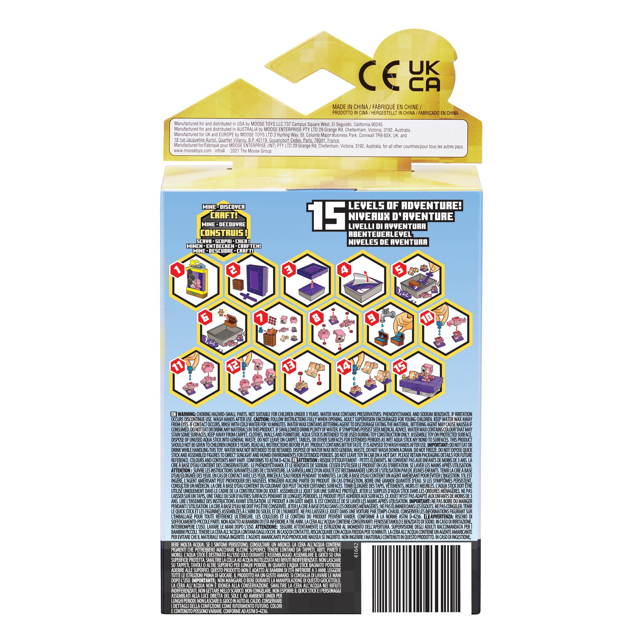 Voir la diapositive 2 : MOOSE Figurine Minecraft et mini Créature