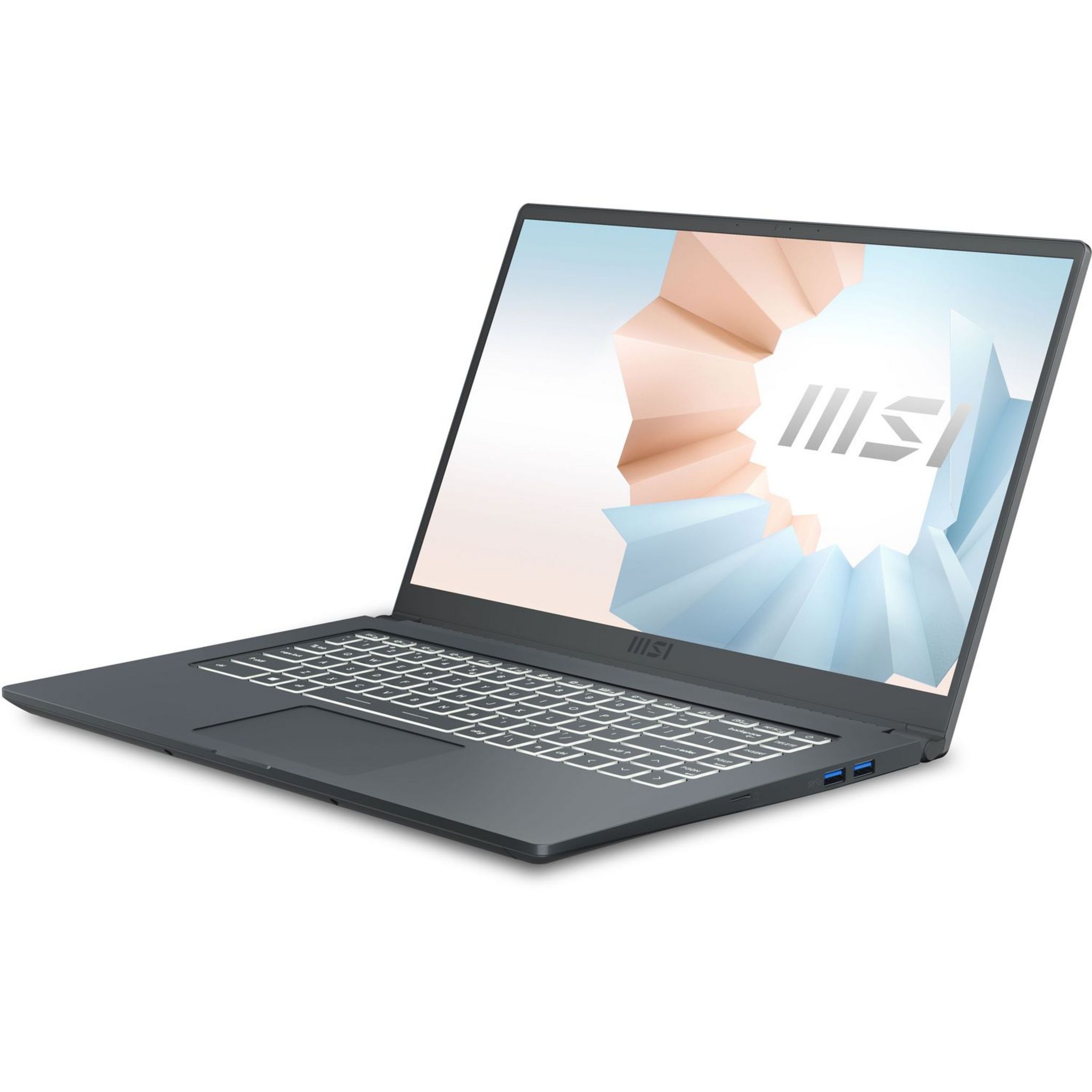 Voir la diapositive 15 : MSI Ordinateur portable MODERN 15 A1MU-1021FR - Gris