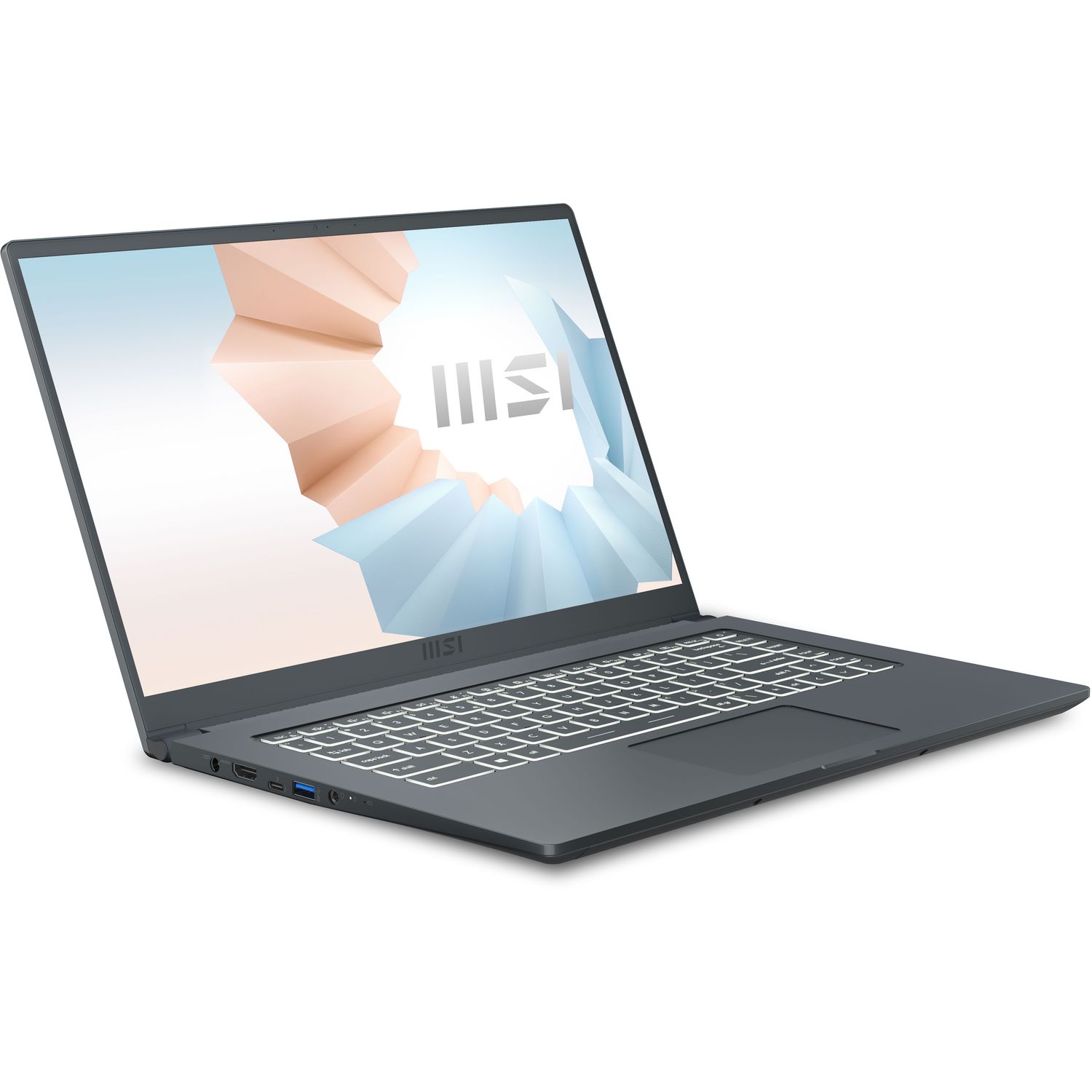 Voir la diapositive 16 : MSI Ordinateur portable MODERN 15 A1MU-1021FR - Gris