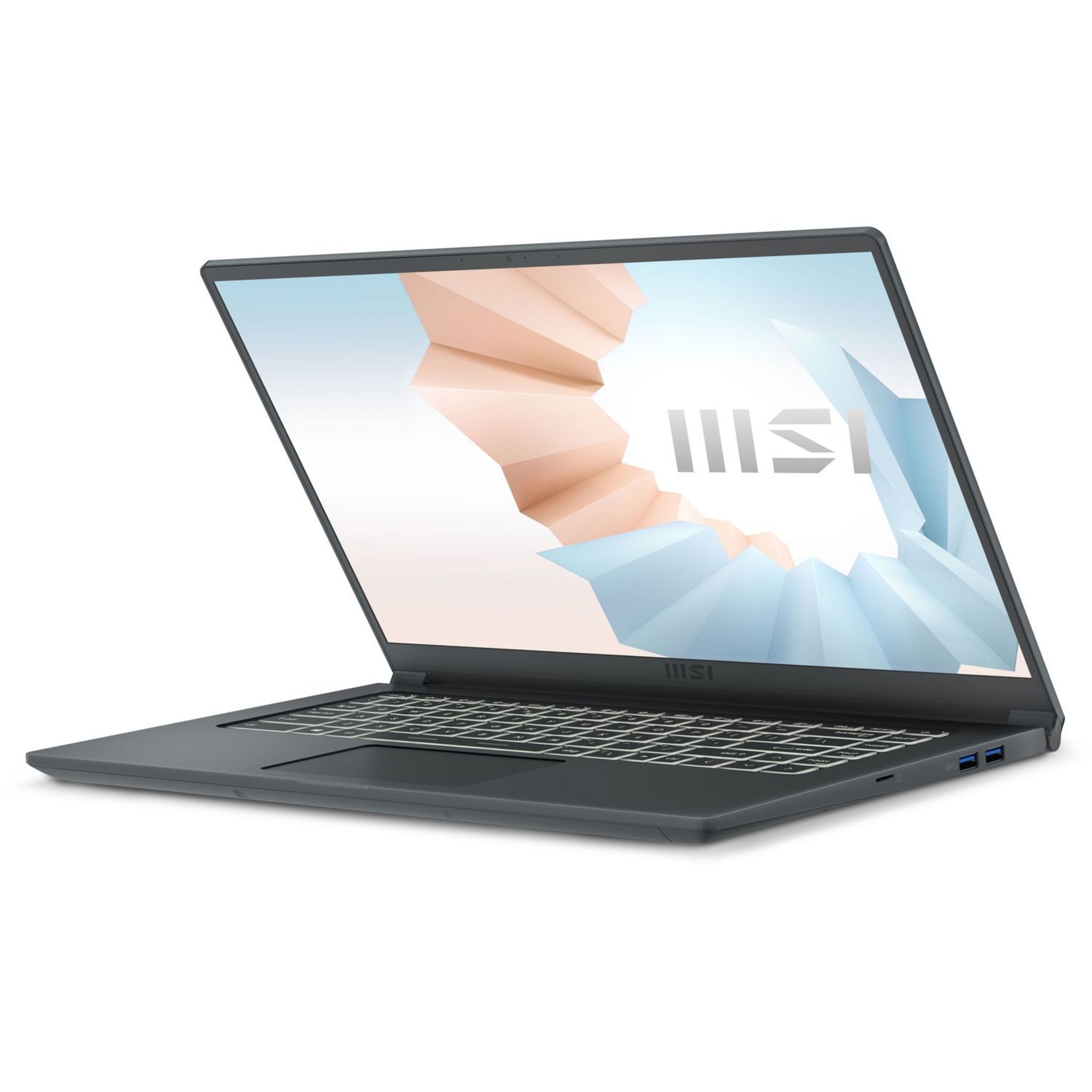 Voir la diapositive 8 : MSI Ordinateur portable MODERN 15 A1MU-1021FR - Gris
