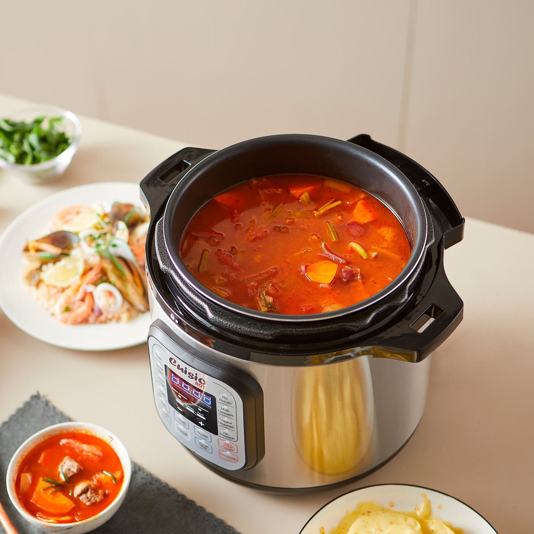 Voir la diapositive 3 : KITCHENCOOK Robot cuiseur CUISIOBOT - Noir et Argent