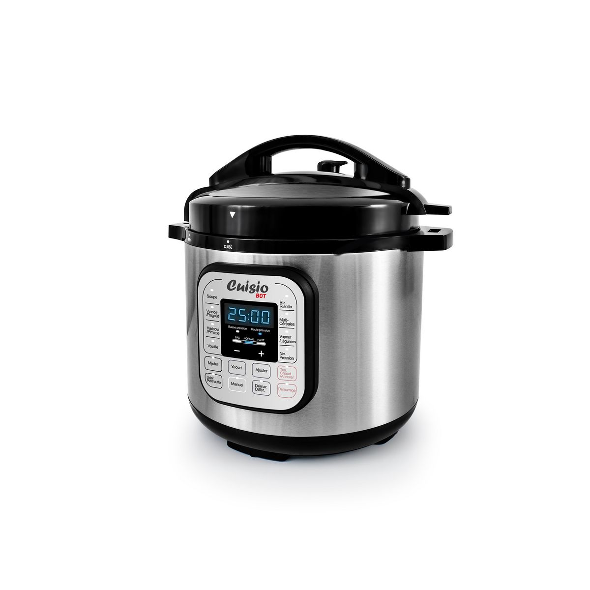 KITCHENCOOK Robot cuiseur CUISIOBOT - Noir et Argent