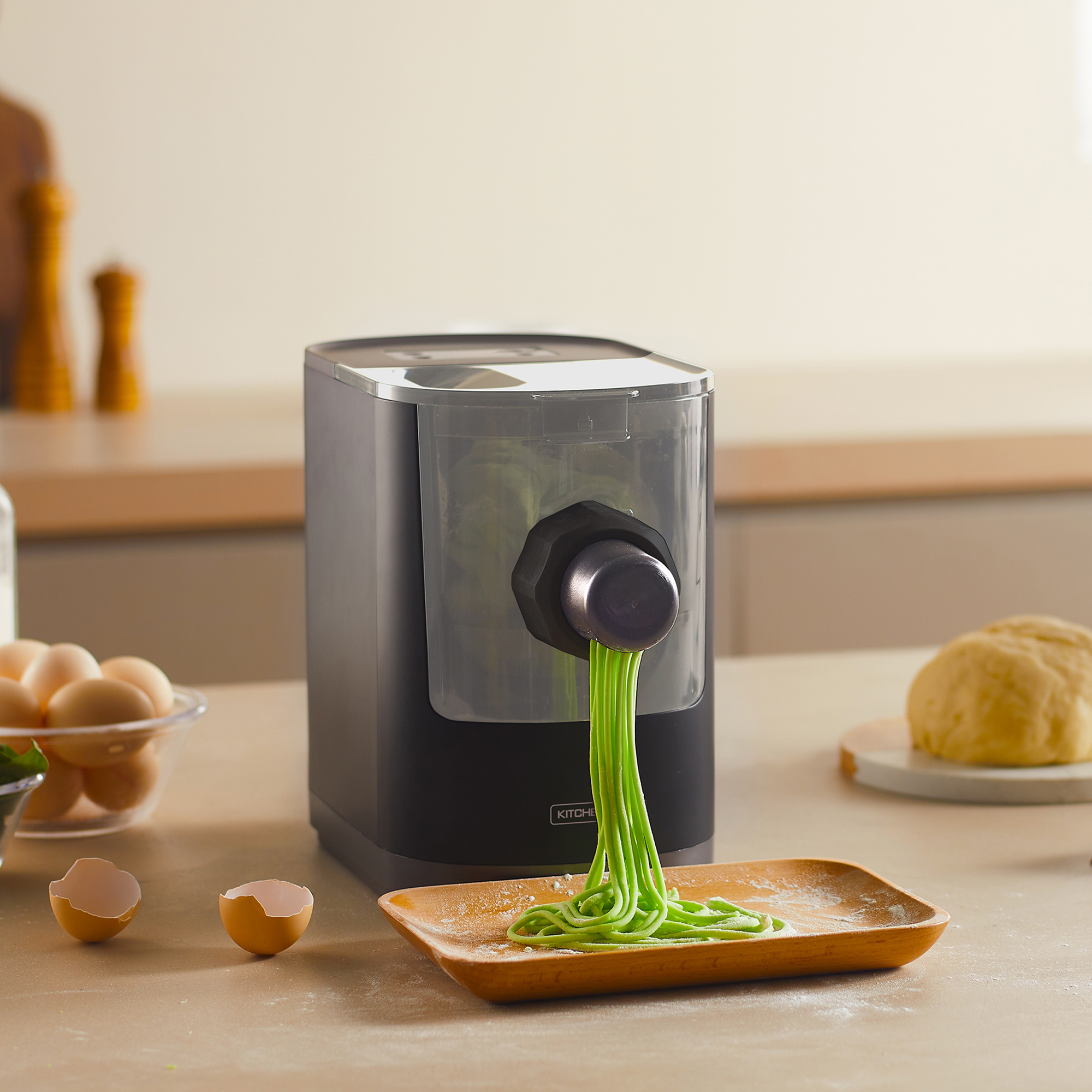 Voir la diapositive 7 : KITCHENCOOK Machine à pâtes KPASTA 24M - Noir