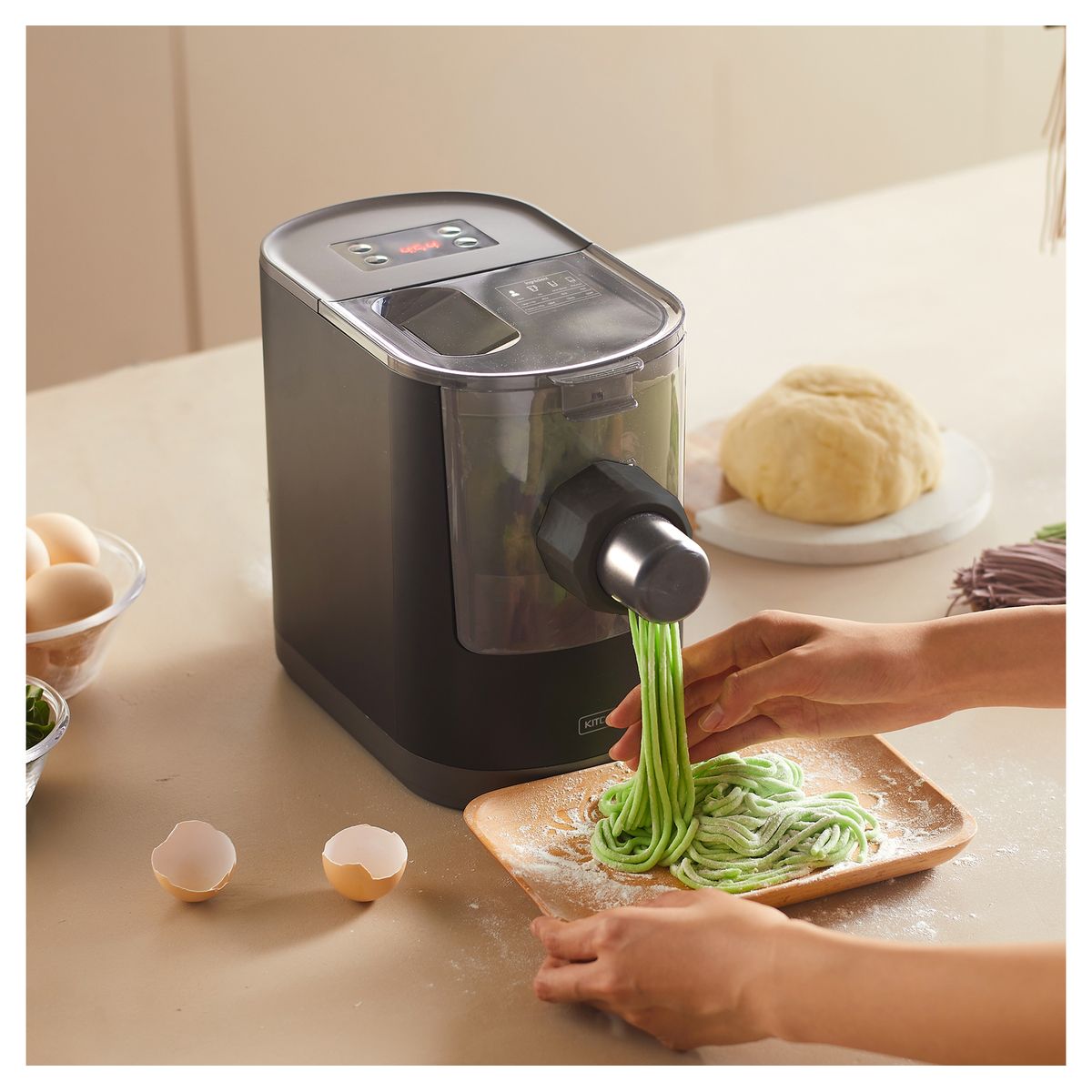 Voir la diapositive 10 : KITCHENCOOK Machine à pâtes KPASTA 24M - Noir