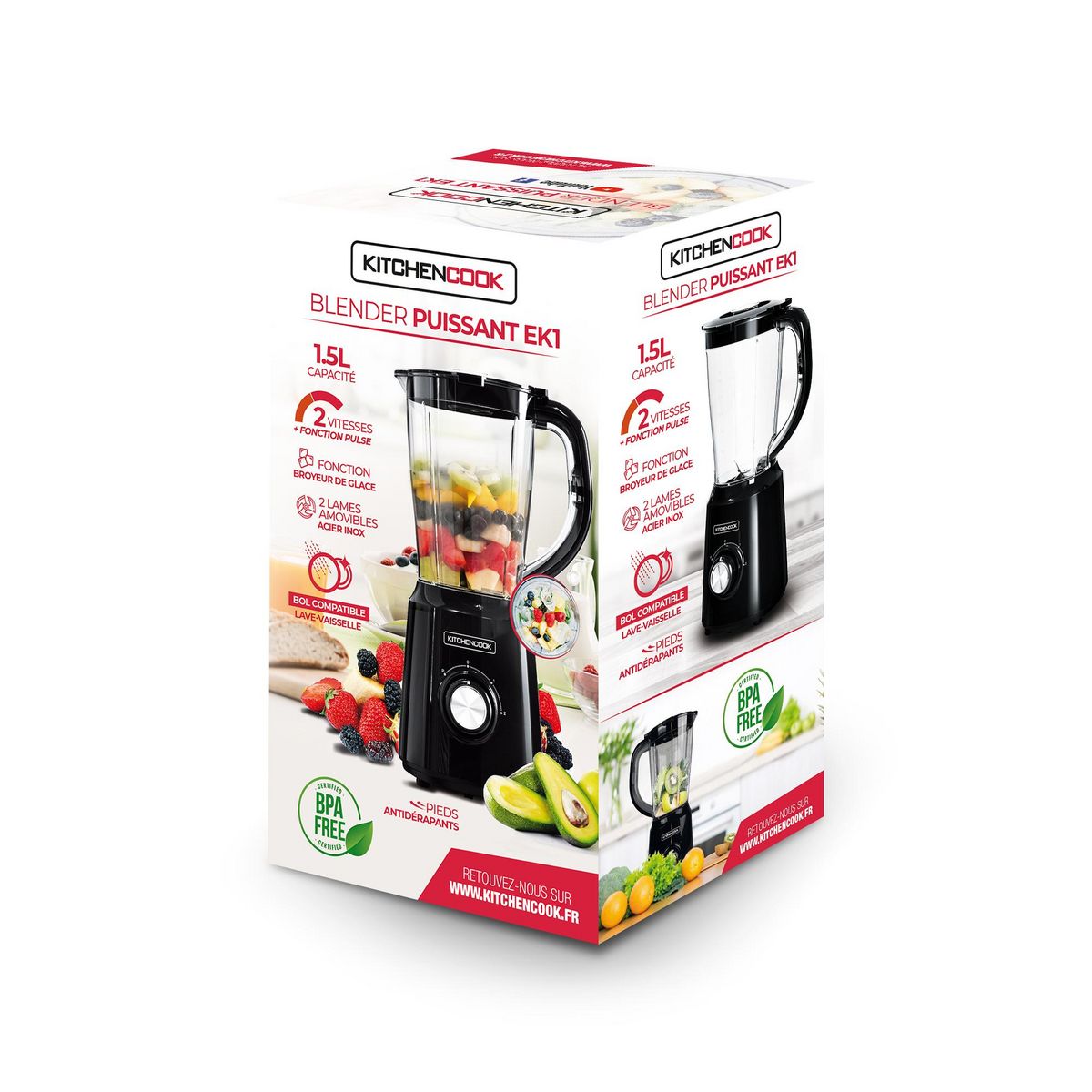 KITCHENCOOK Blender B5TURBO - Noir