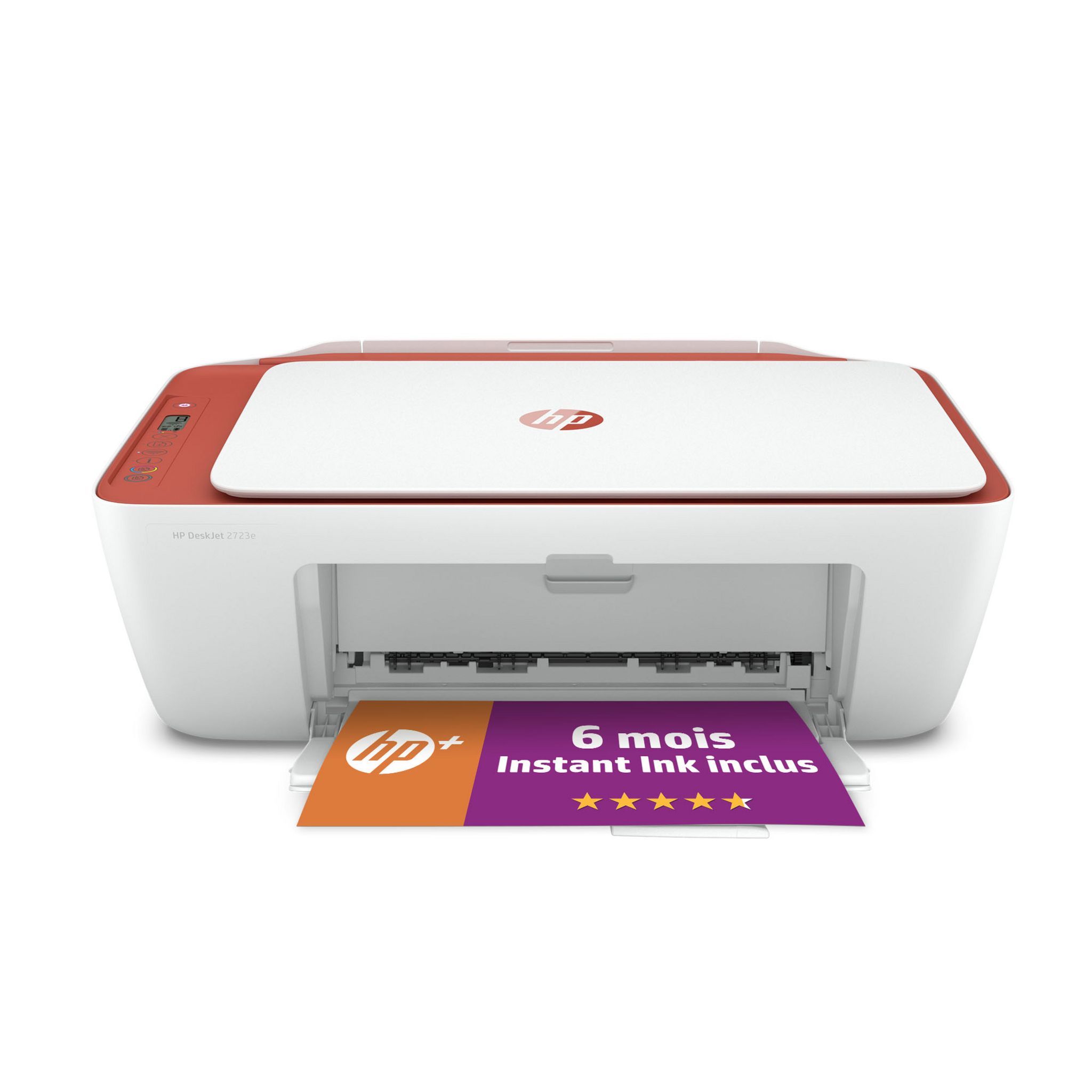 Voir la diapositive 2 : HP Imprimante DESKJET 2723E Terracotta - compatible Instant Ink 