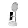 Voir la diapositive 7 : YOGHI Miroir selfie LED MRR1  - Blanc