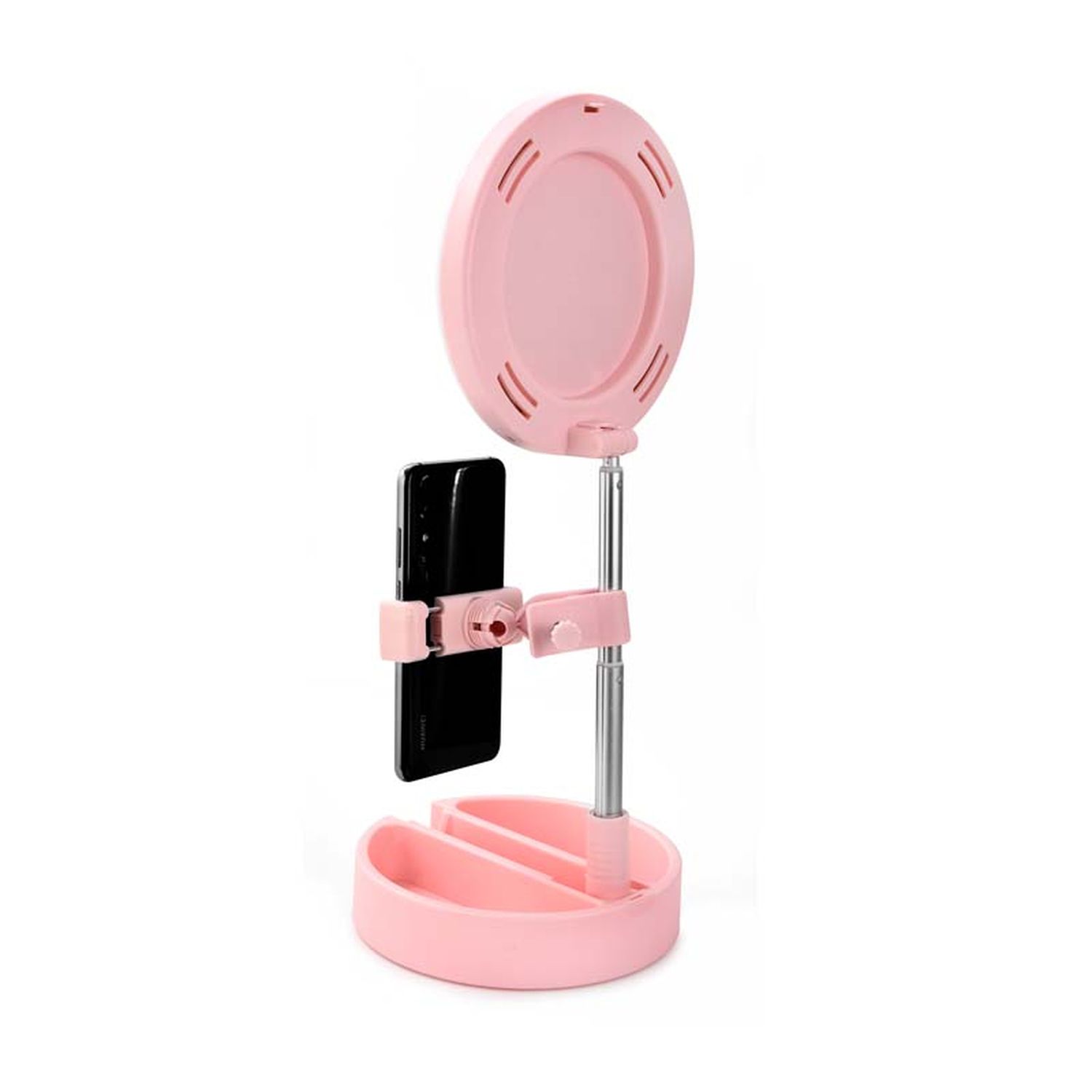 Voir la diapositive 11 : YOGHI Miroir selfie LED MRR1  - Rose
