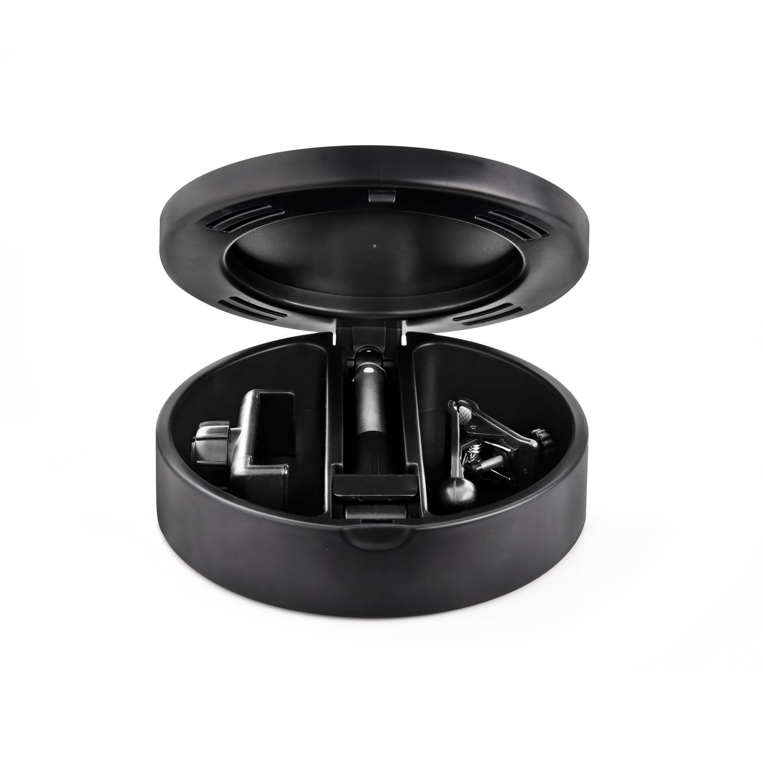 Voir la diapositive 8 : YOGHI Miroir selfie LED MRR1  - Noir