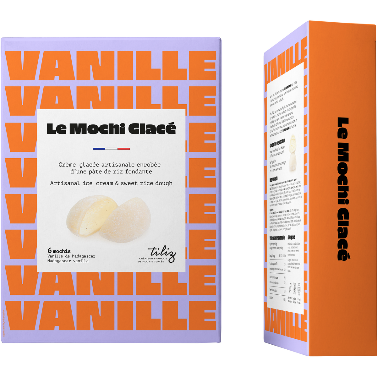 COCO Mochi glacé saveur vanille 210g