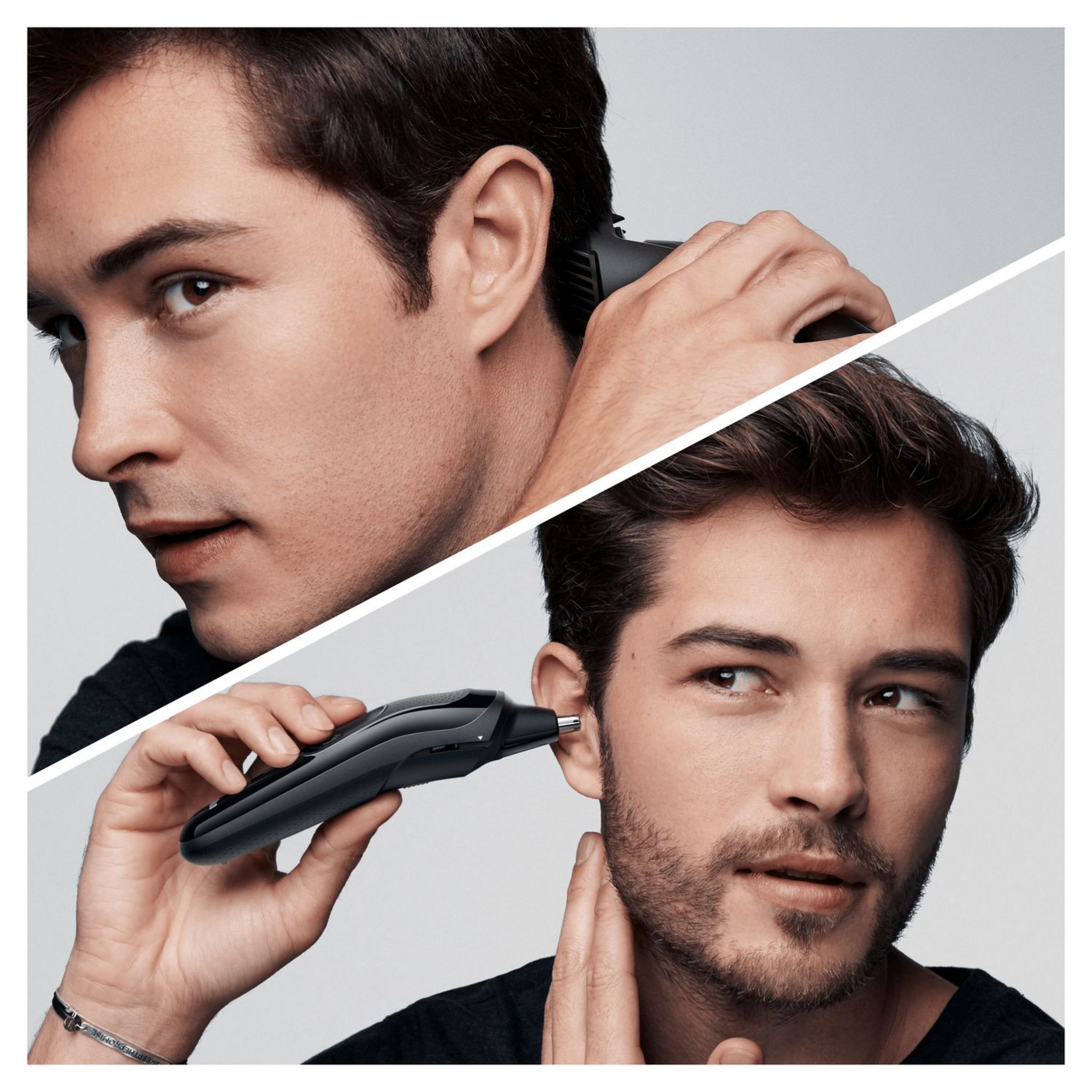 Voir la diapositive 4 : BRAUN Tondeuse multi MGK3320 - Noir