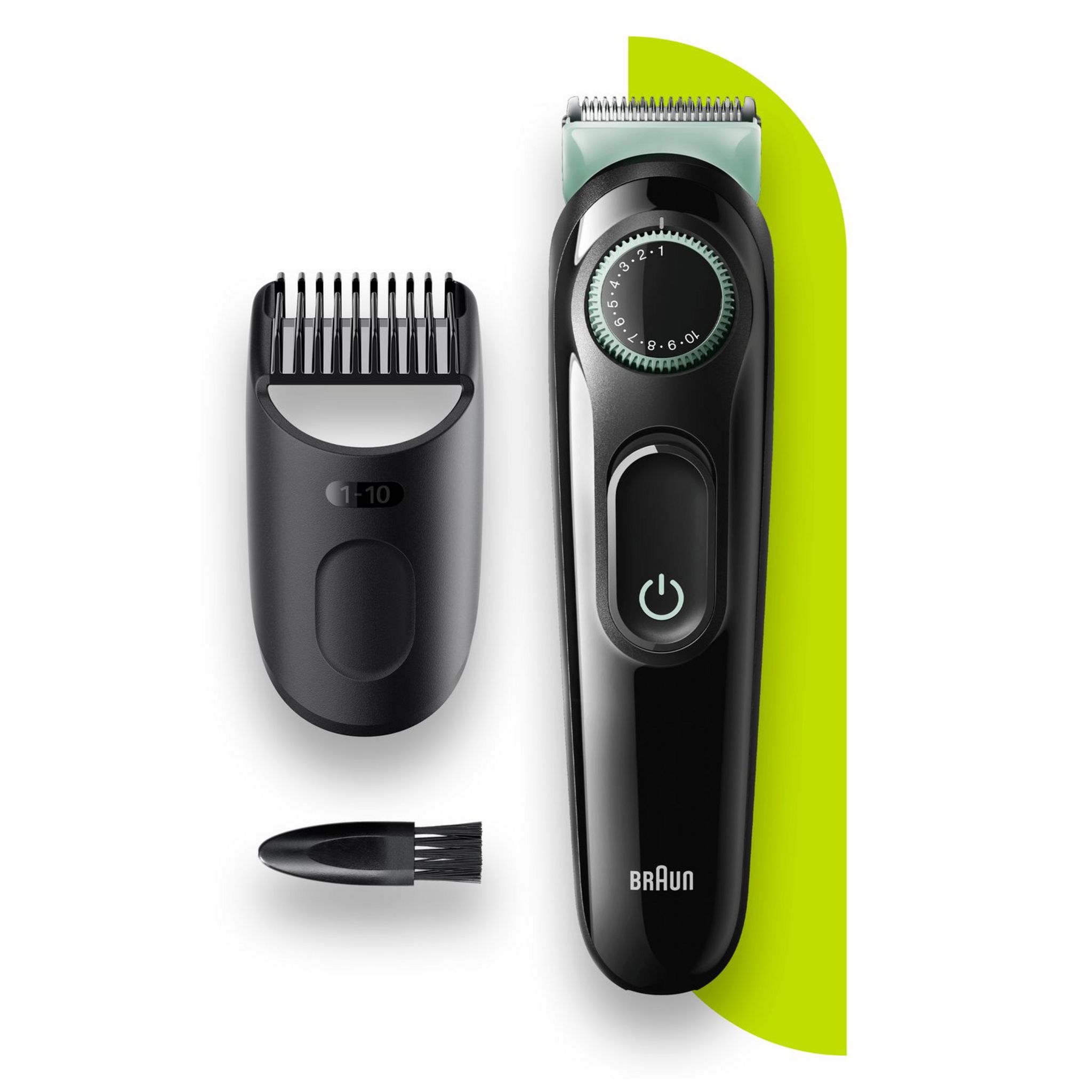 Voir la diapositive 3 : BRAUN Tondeuse barbe sans fil BT3321 - Noir
