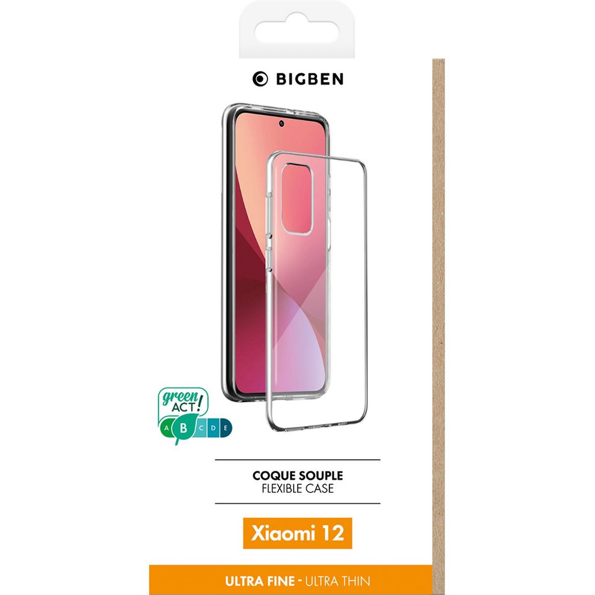 BIGBEN Coque Silisoft pour Xiaomi 12 5G/ 12X